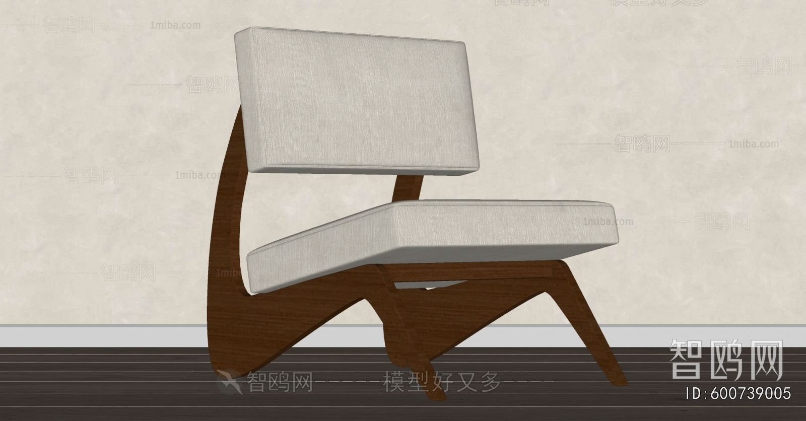Wabi-sabi Style Lounge Chair