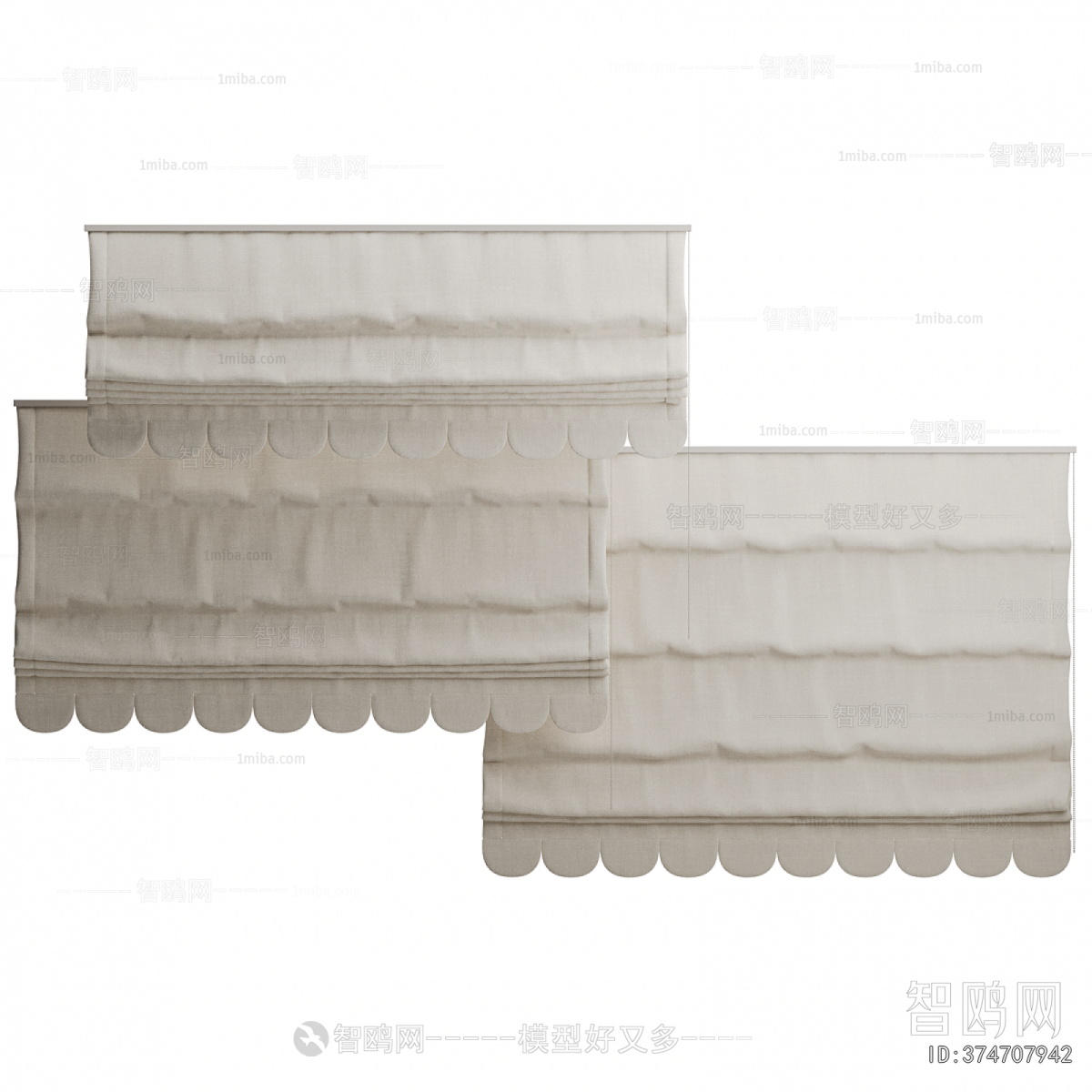 Modern Roman Curtain