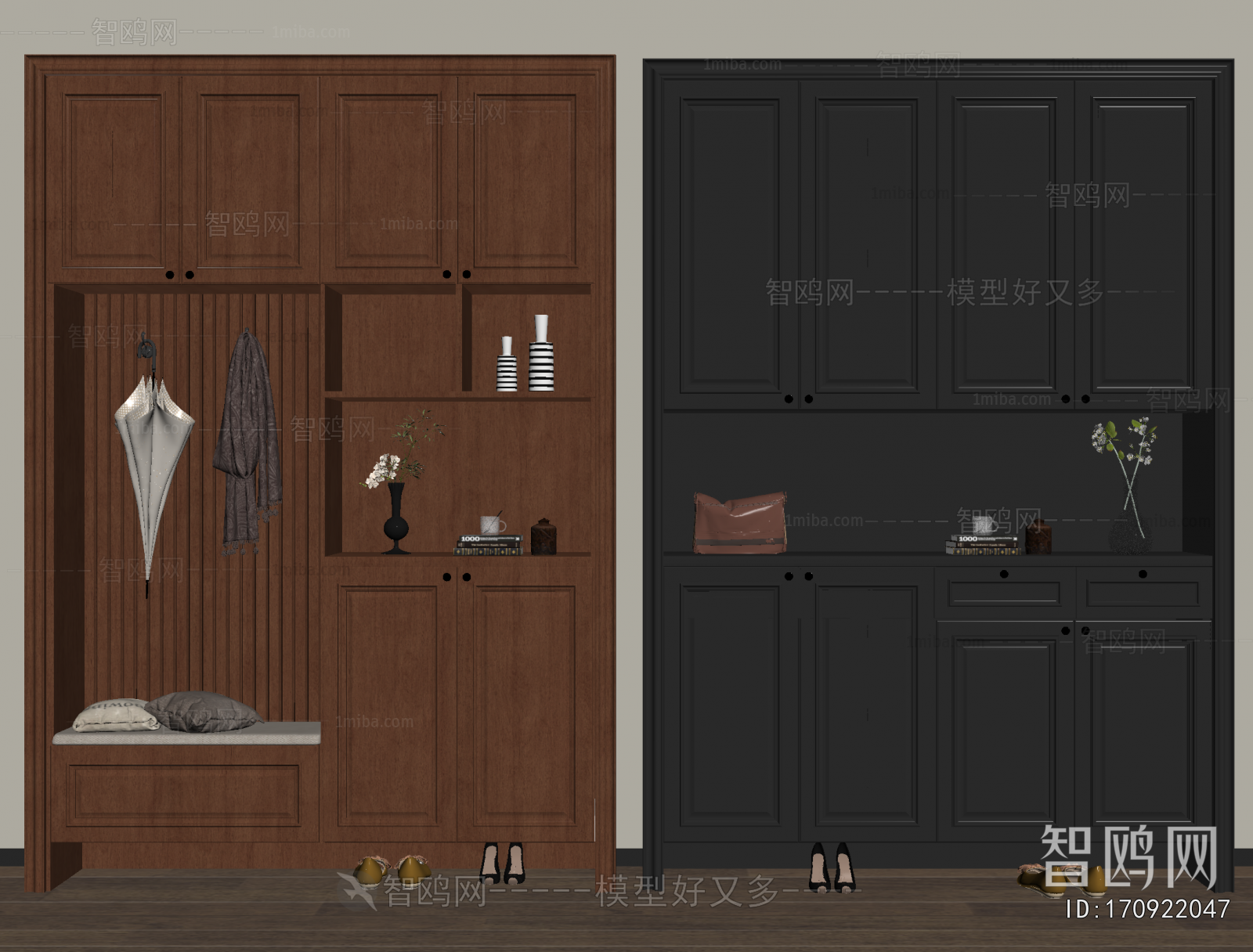 French Style Shoe Cabinet