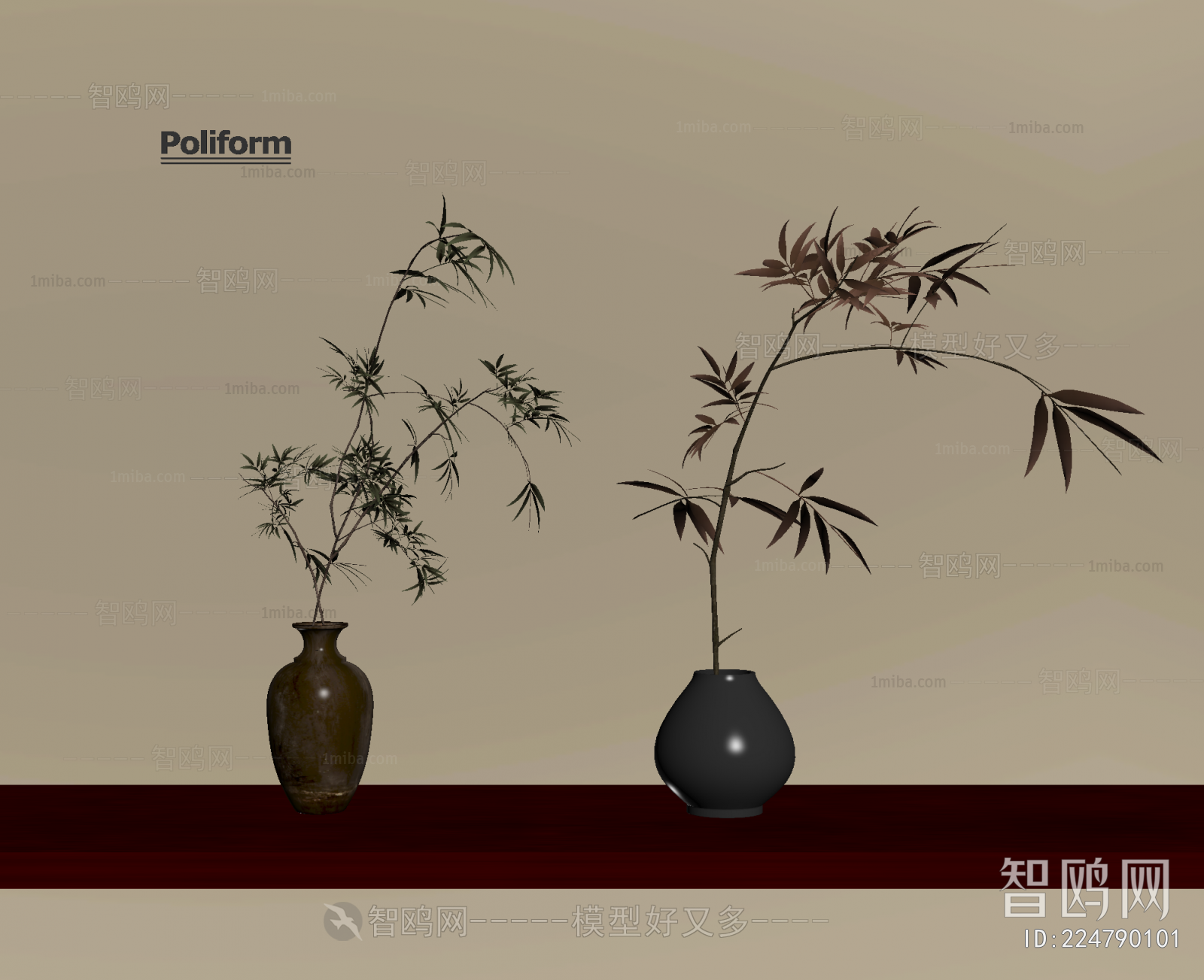 New Chinese Style Aquatic Green Plant