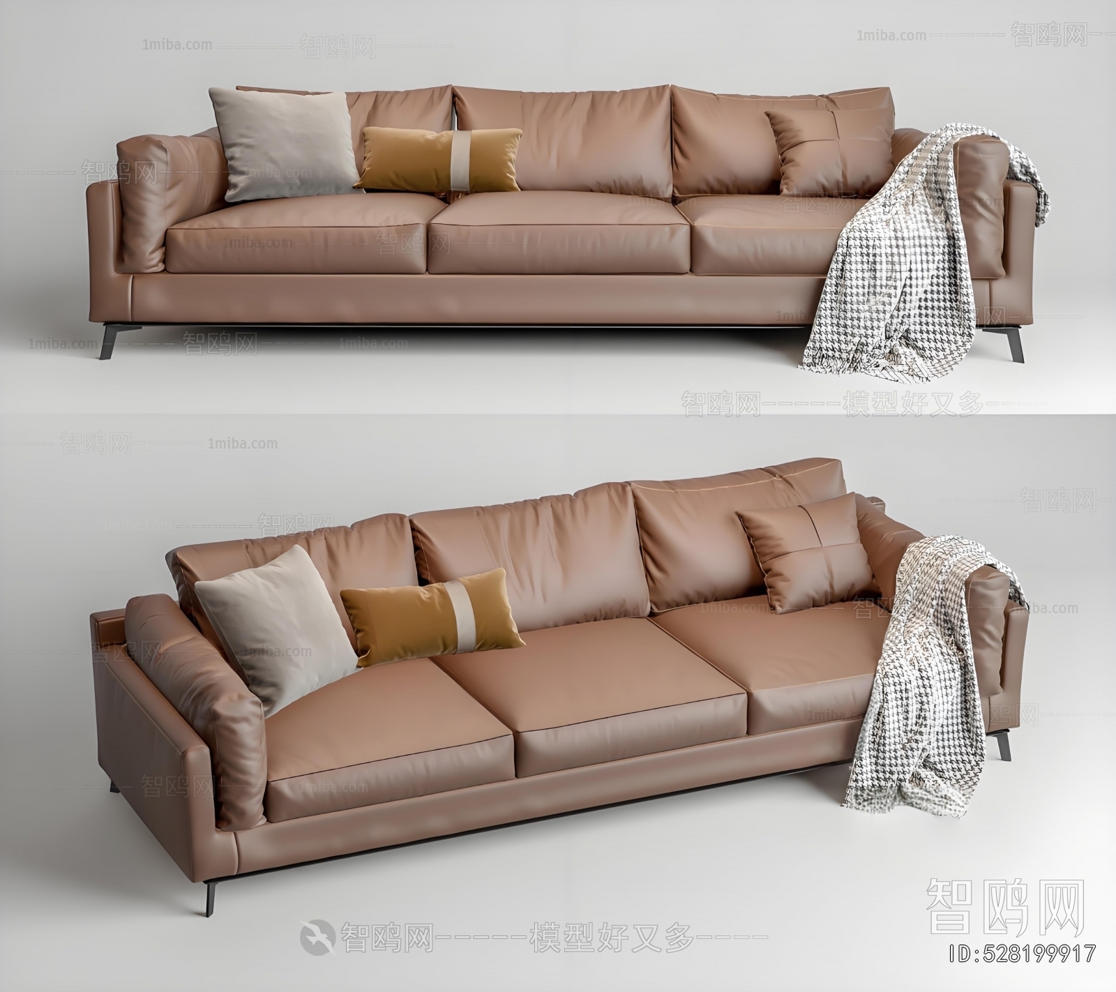 Modern Three-seat Sofa
