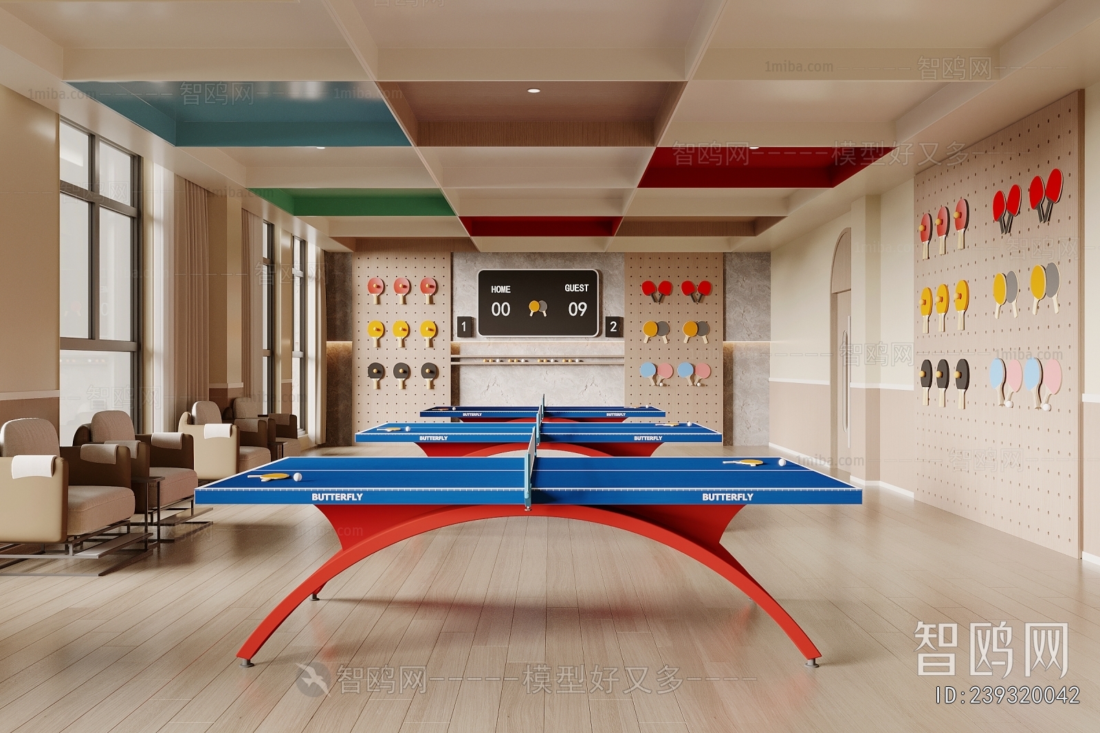 Modern Table Tennis Arena