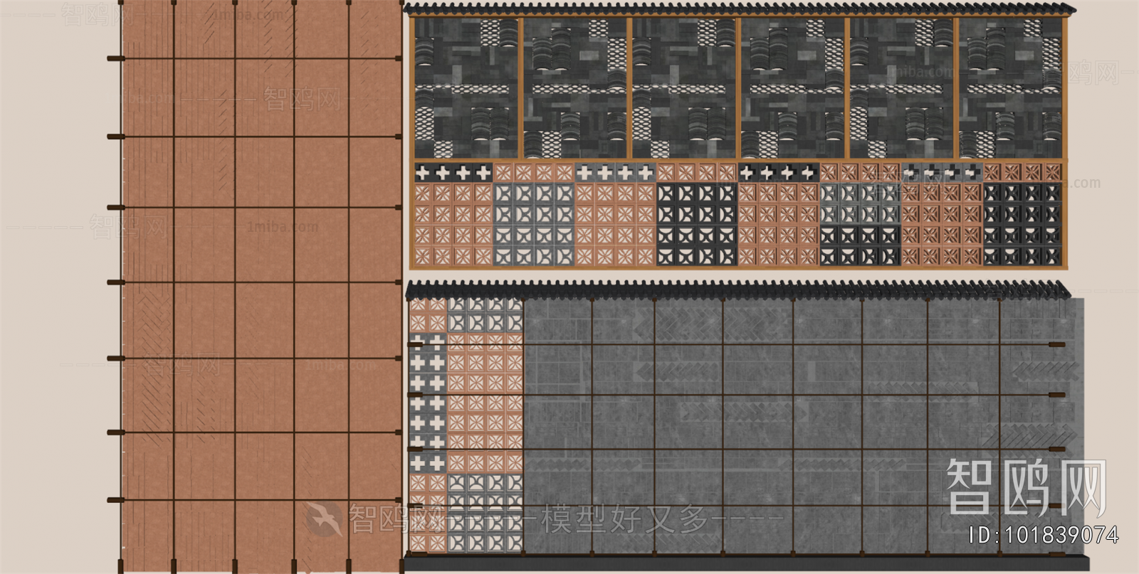 Chinese Style Landscape Wall
