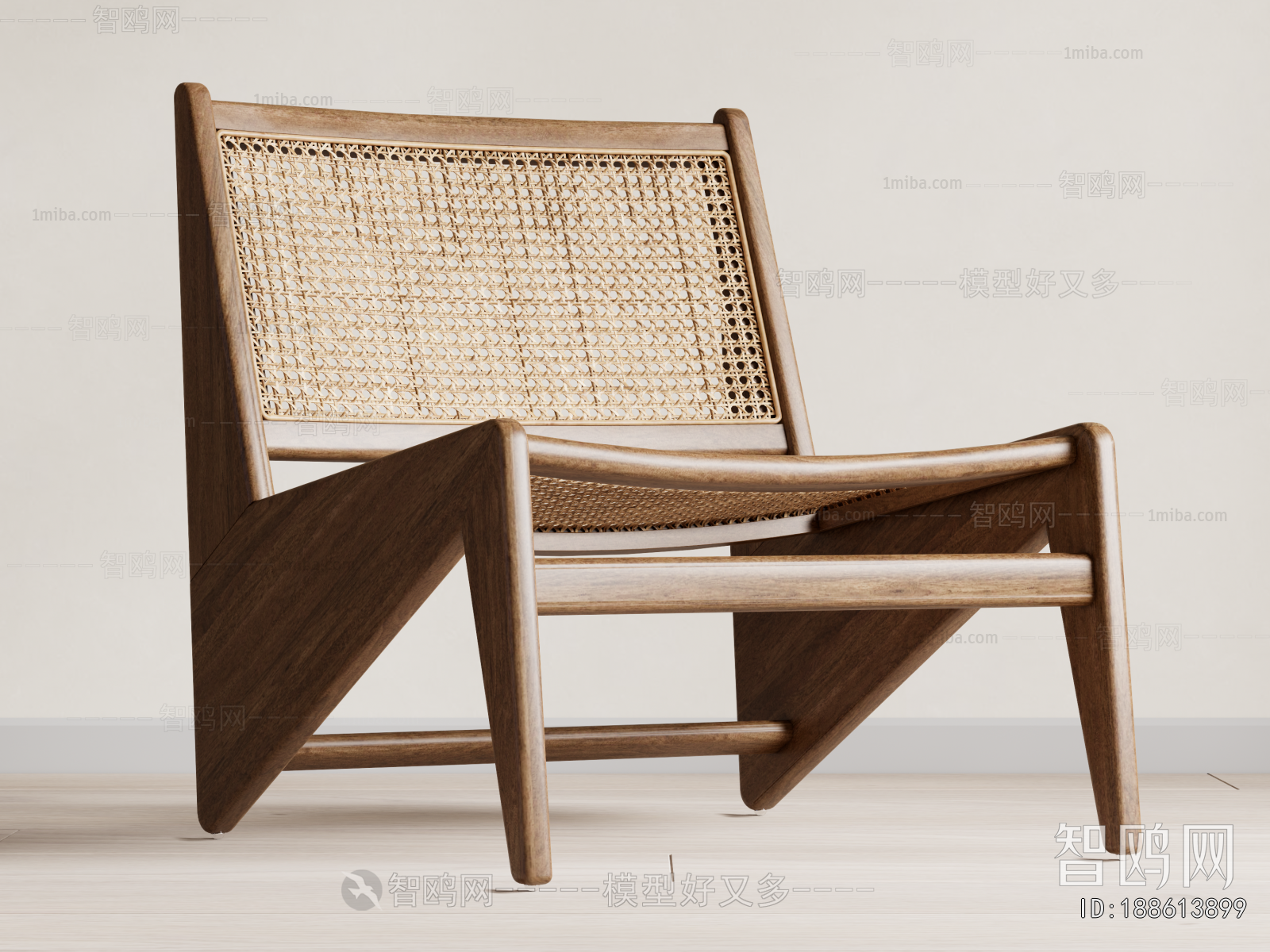 Wabi-sabi Style Lounge Chair