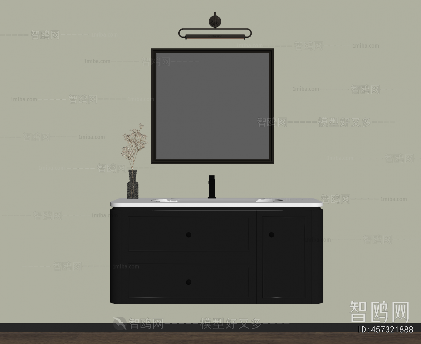 French Style Bathroom Cabinet