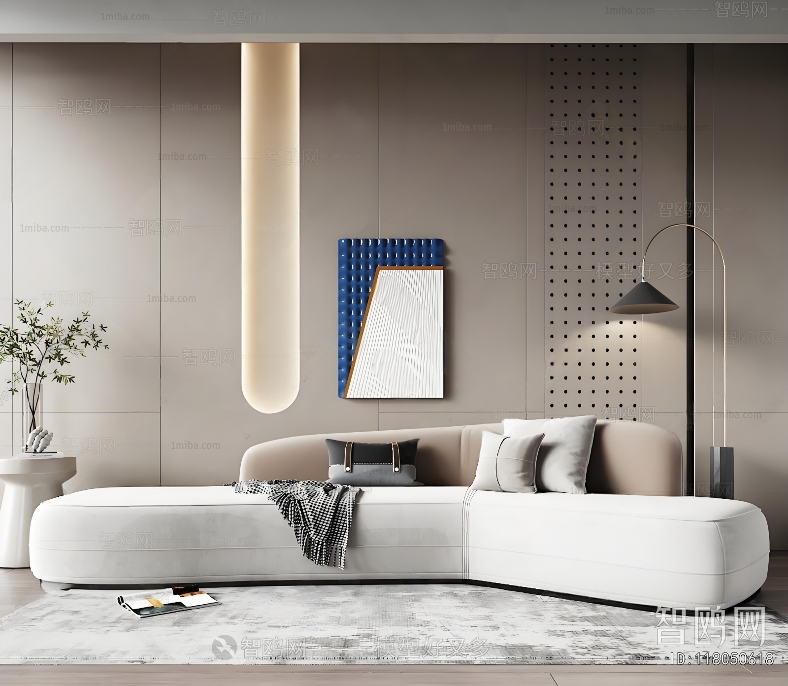 Modern Multi Person Sofa