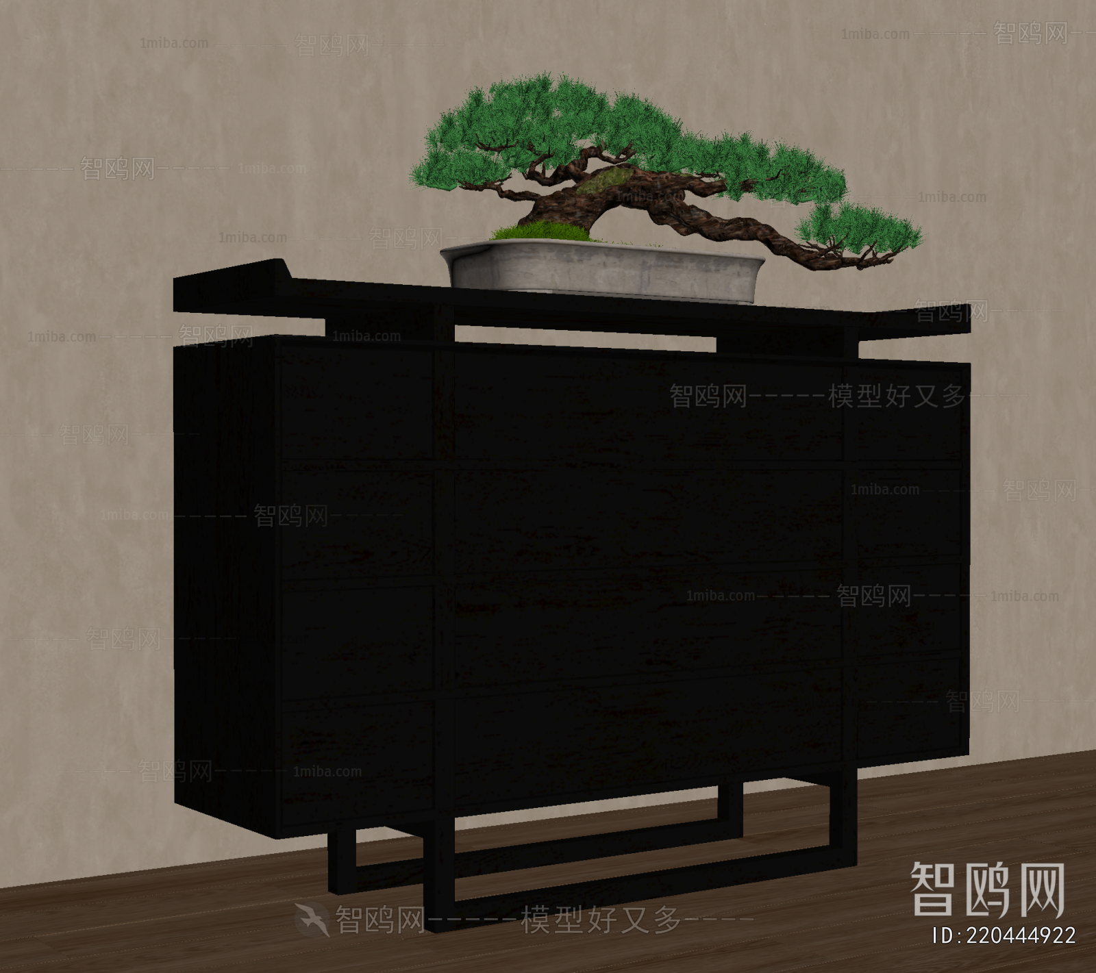 New Chinese Style Entrance Cabinet