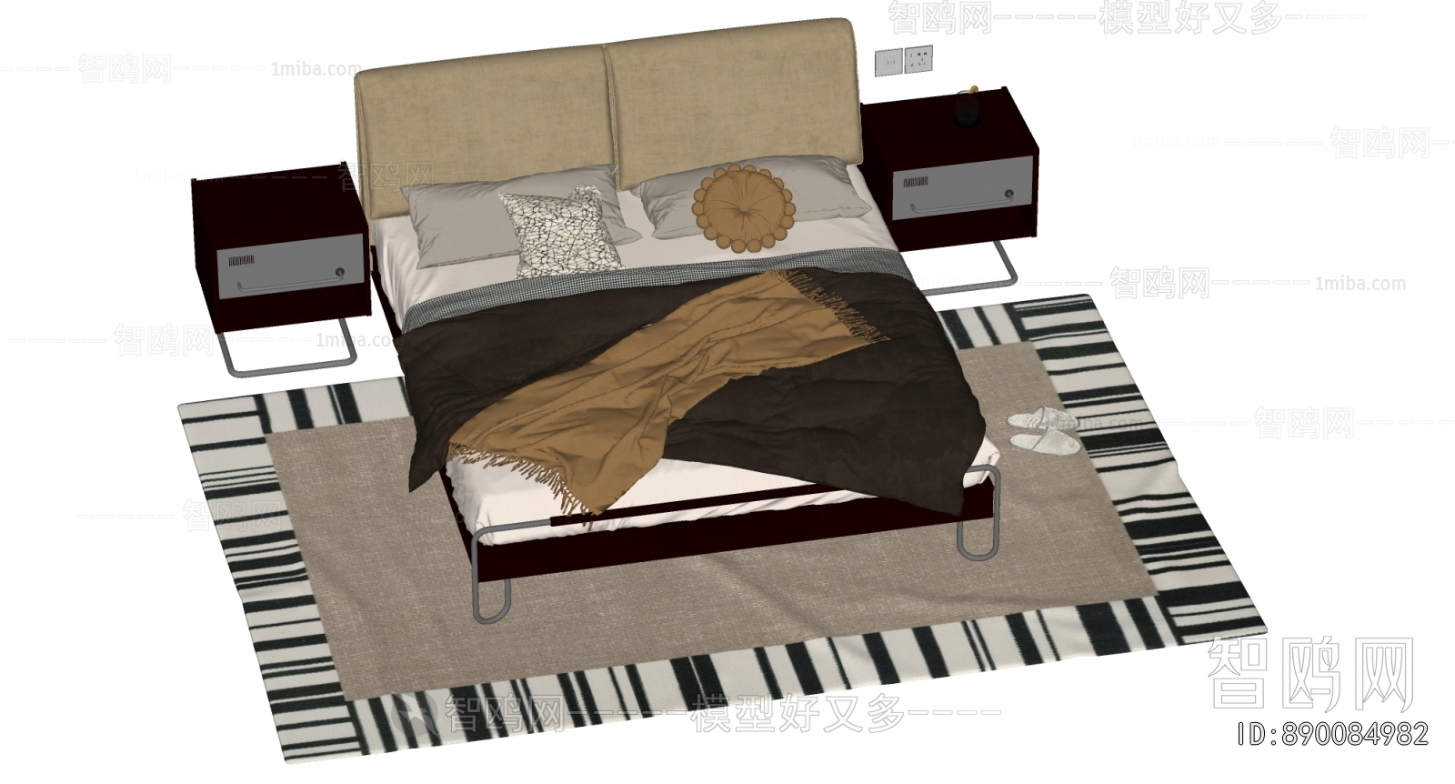 Modern Double Bed