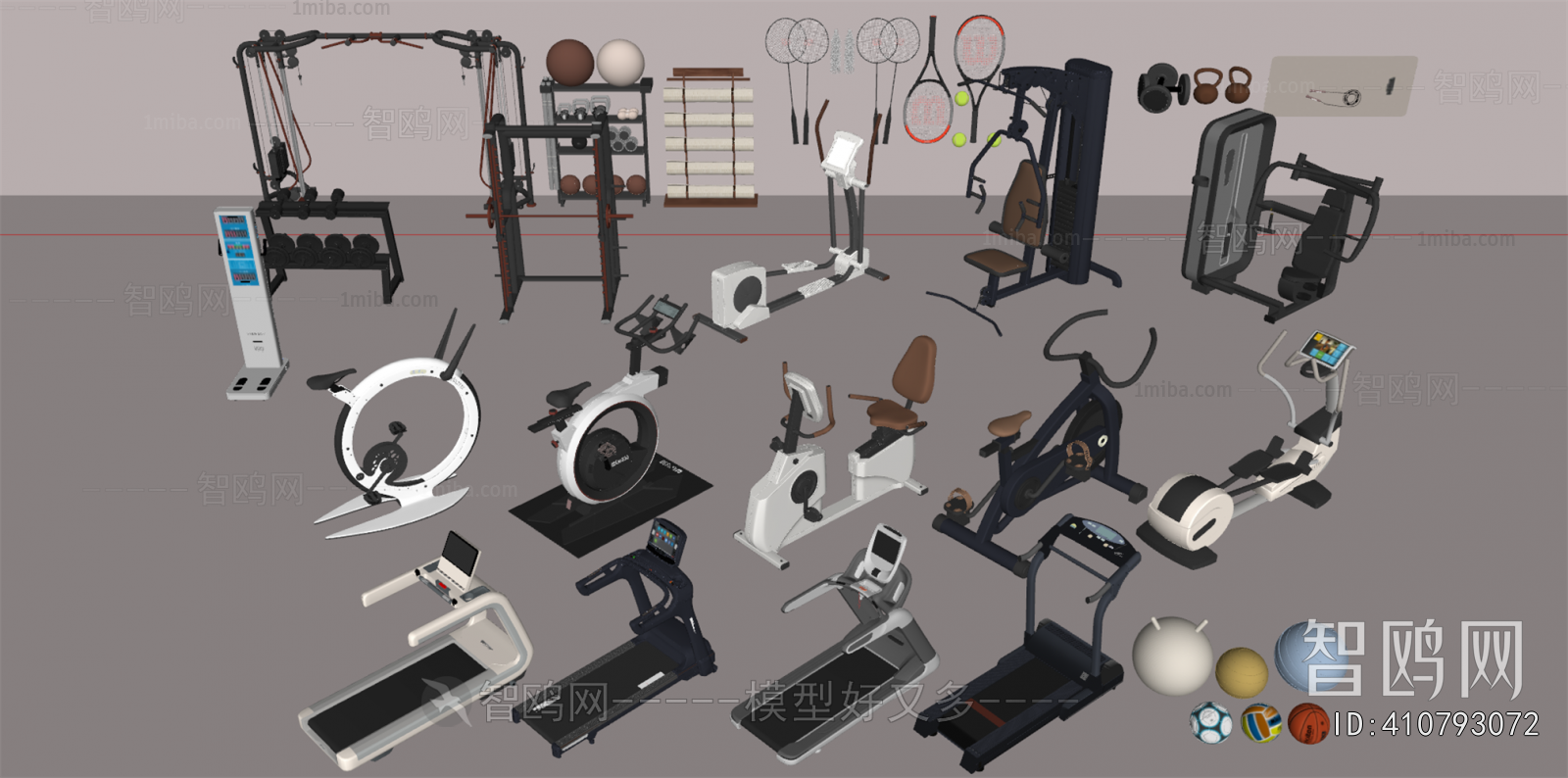 Modern Fitness Equipment