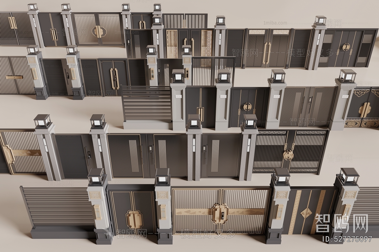 New Chinese Style Gate