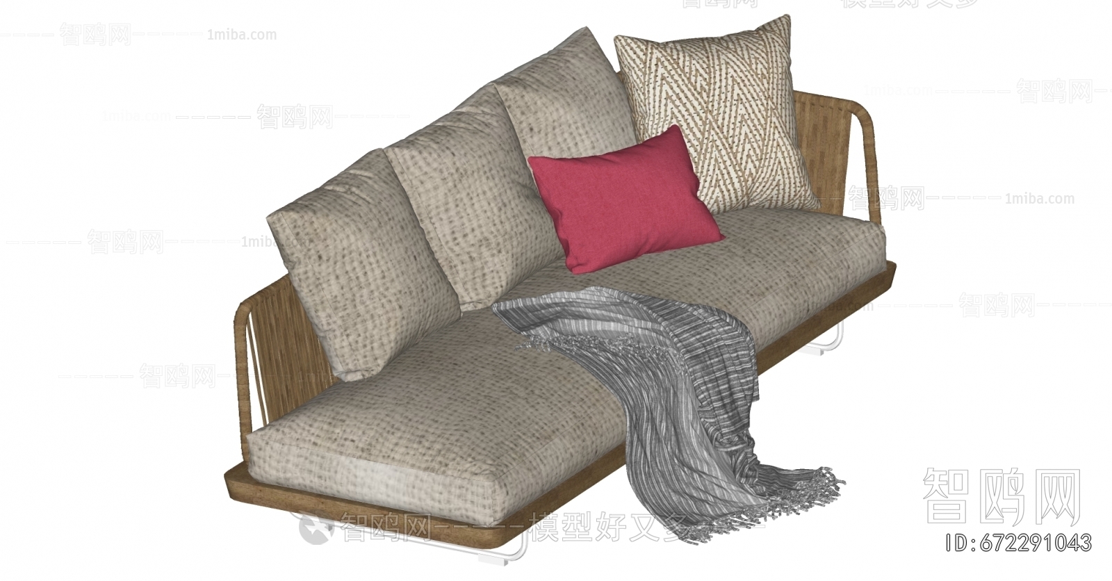 Wabi-sabi Style A Sofa For Two