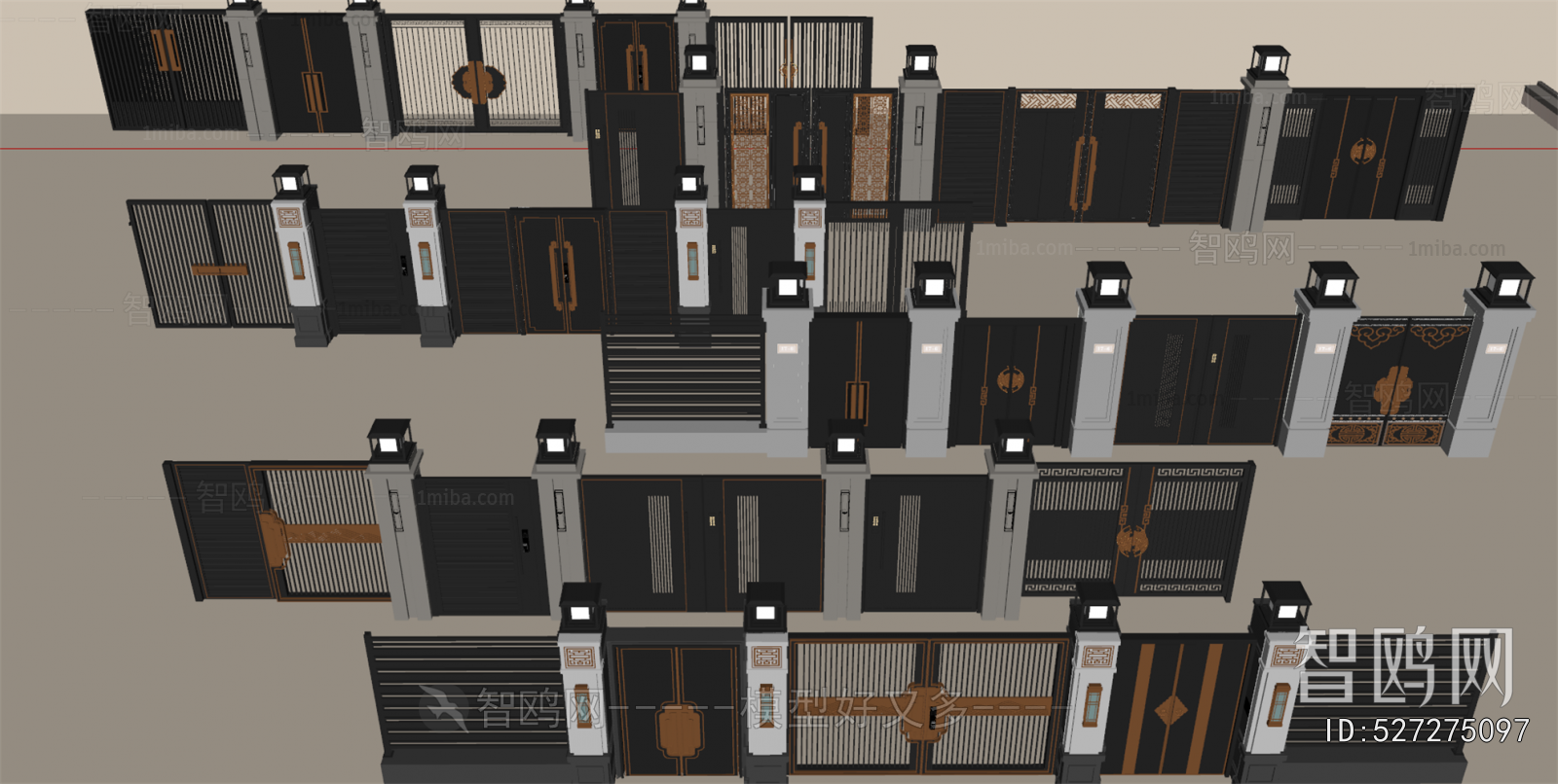 New Chinese Style Gate