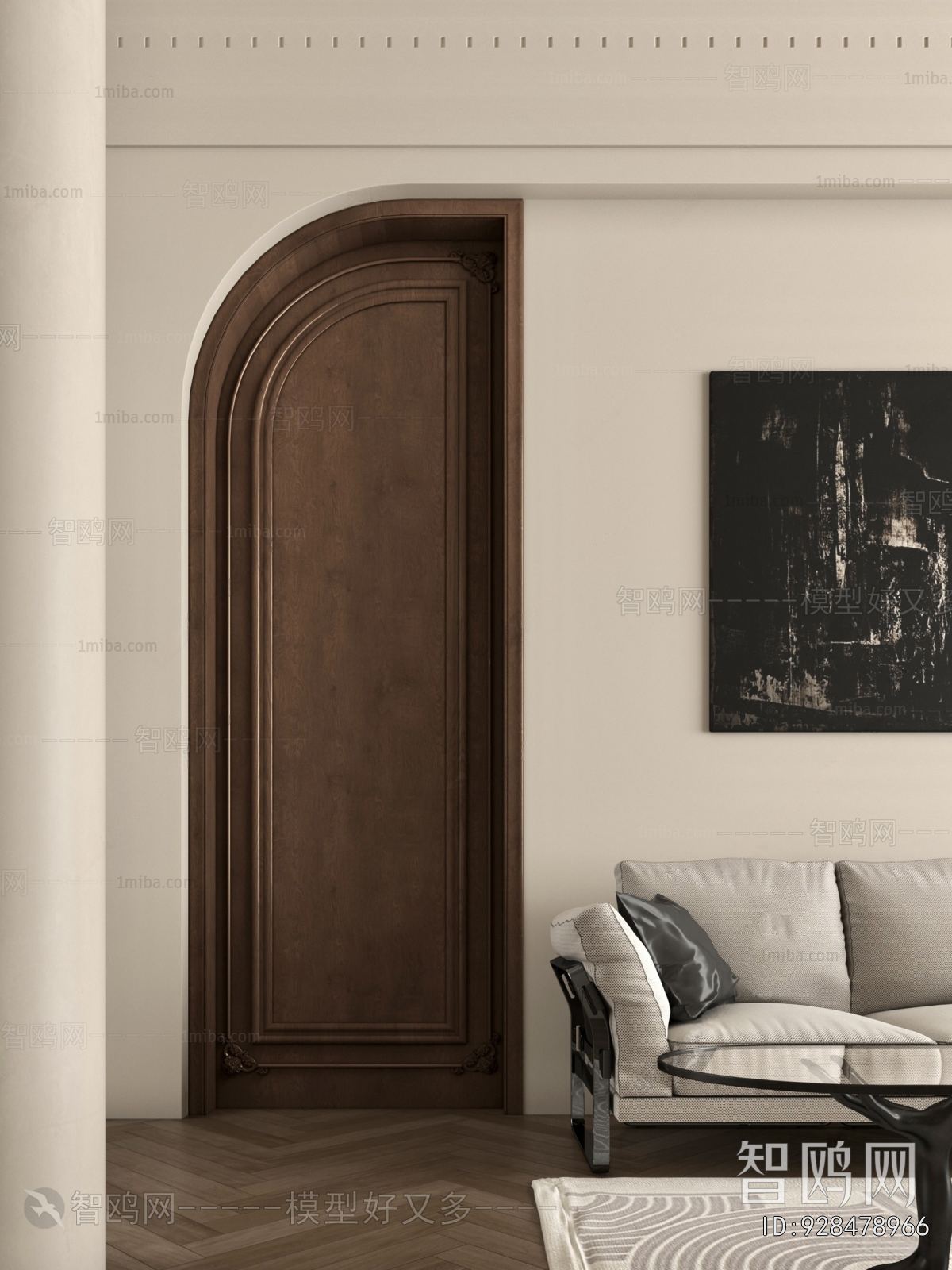 French Style Single Door