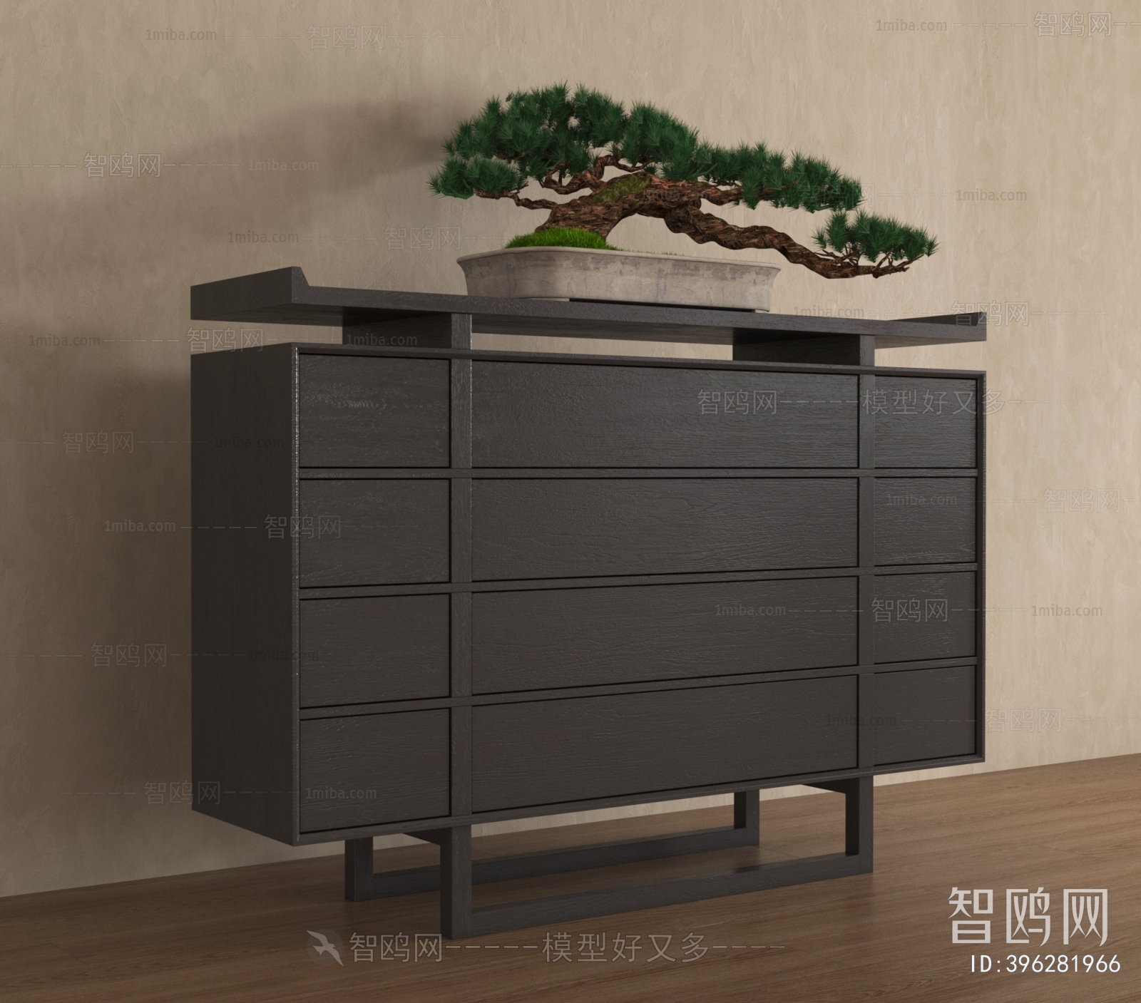 New Chinese Style Entrance Cabinet
