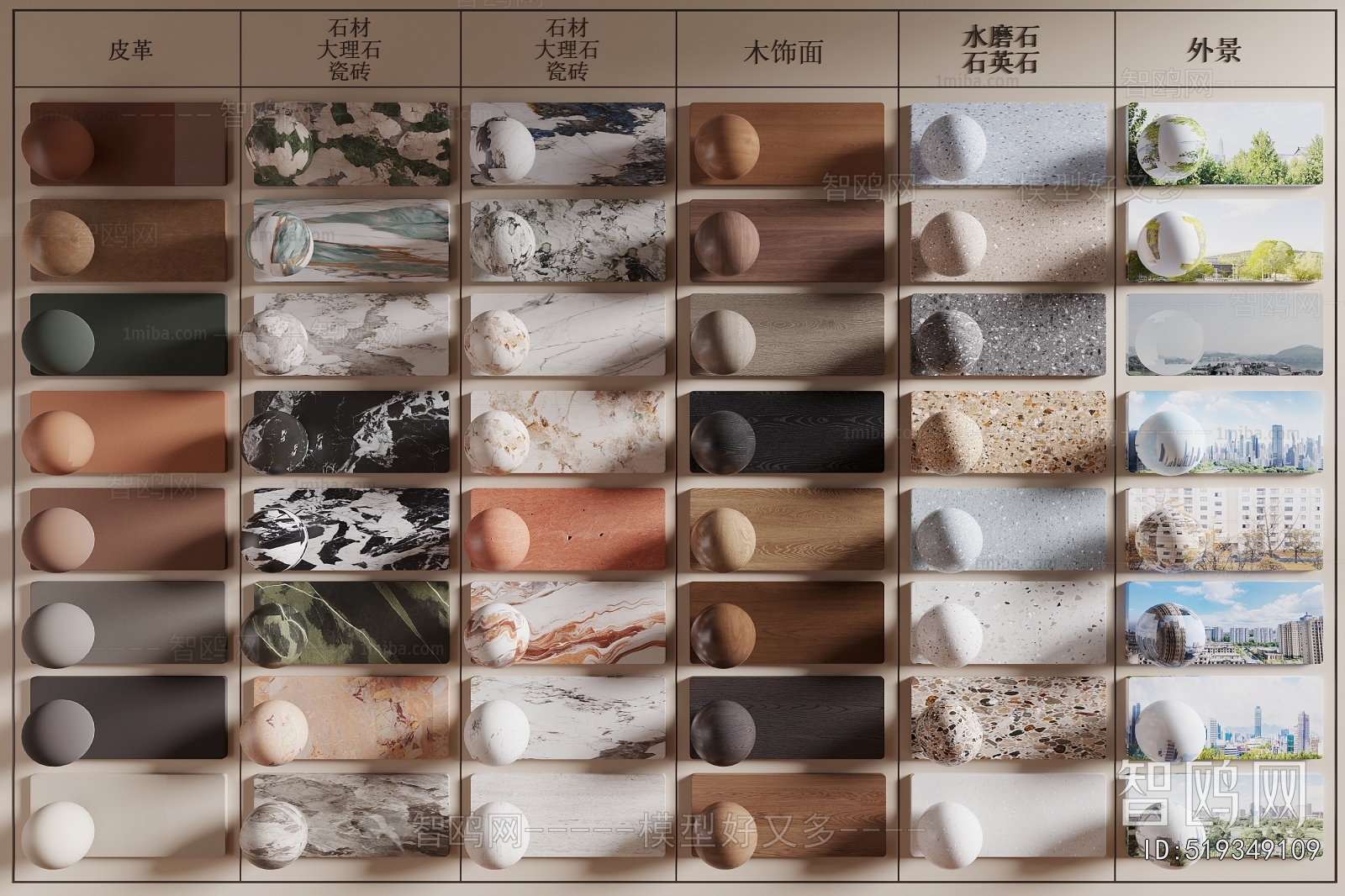 Modern Wall/floor/ceiling