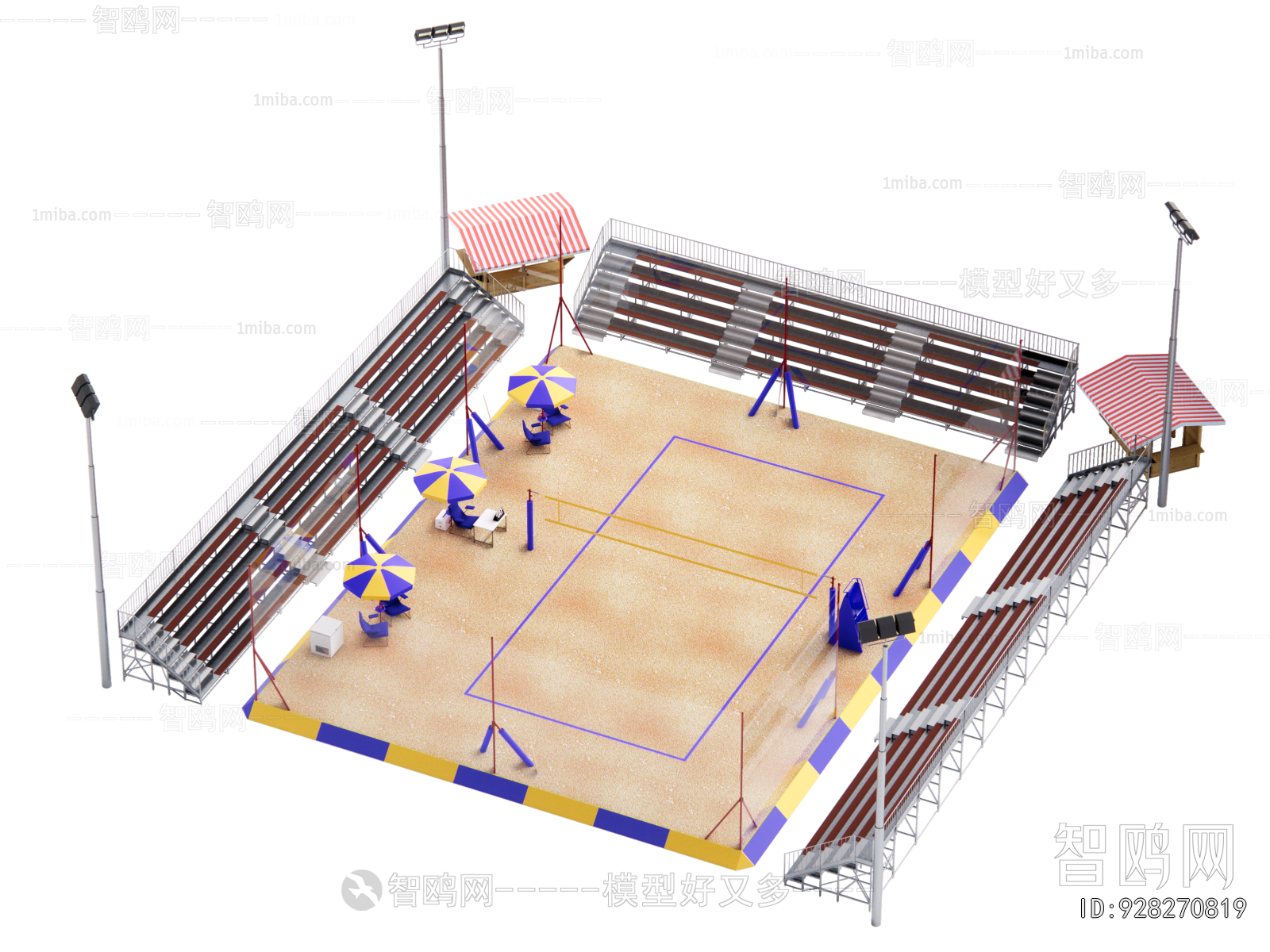 Modern Outdoor Sports Stadium