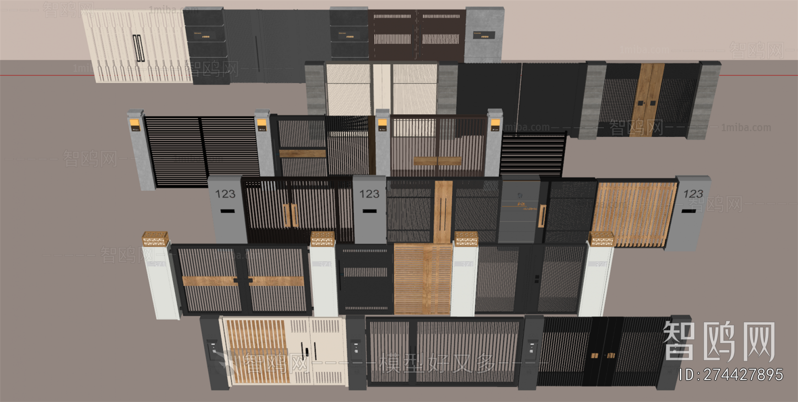 New Chinese Style Gate