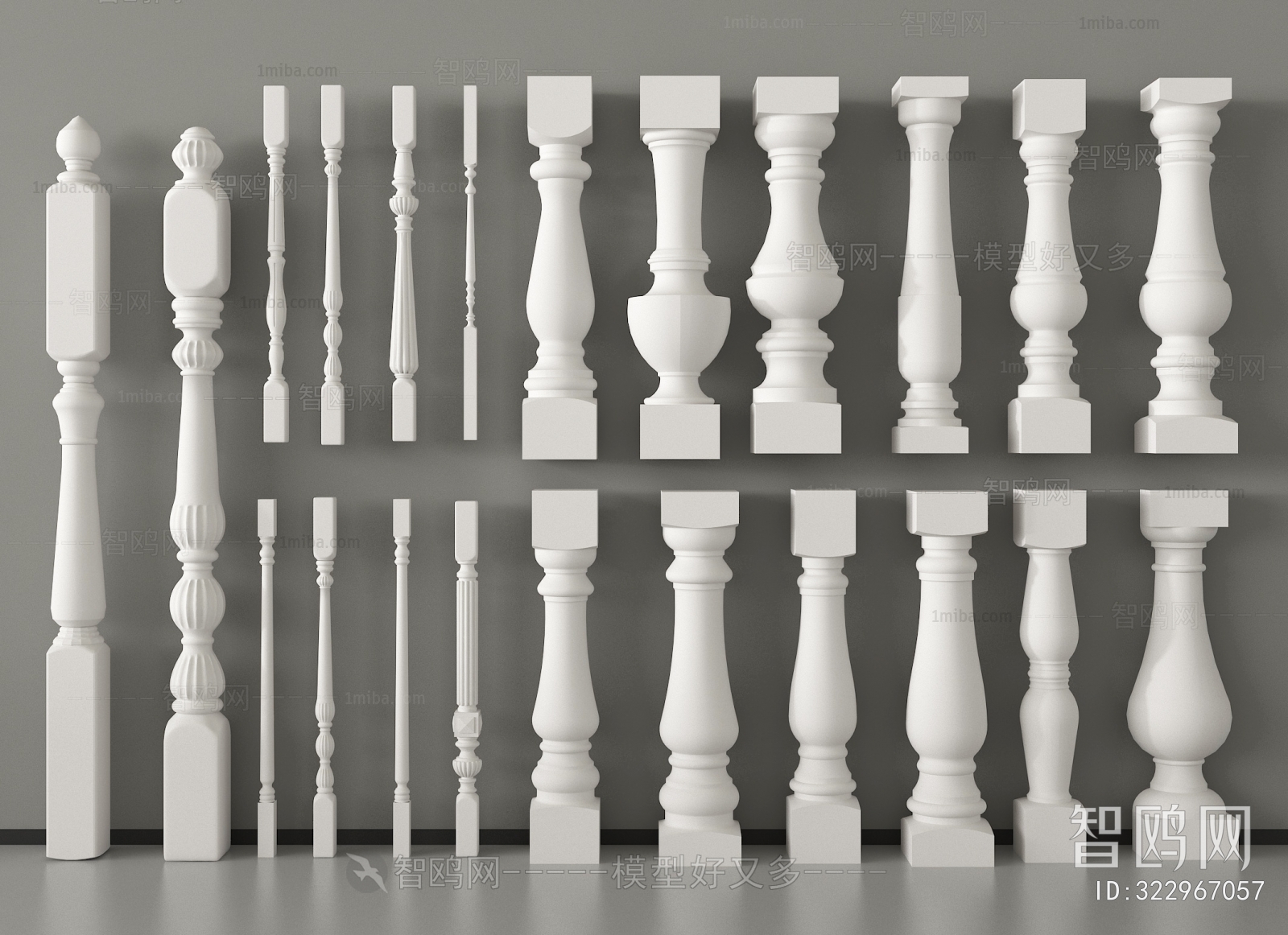 Simple European Style Column