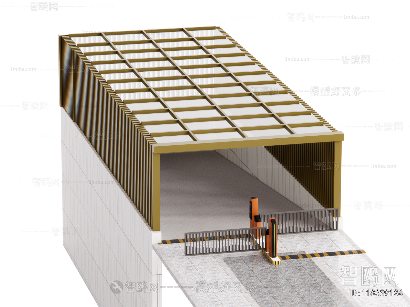 Modern Underground Parking Lot