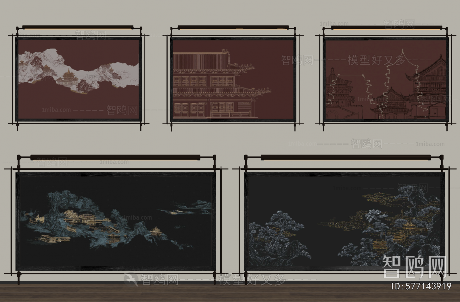 New Chinese Style Painting