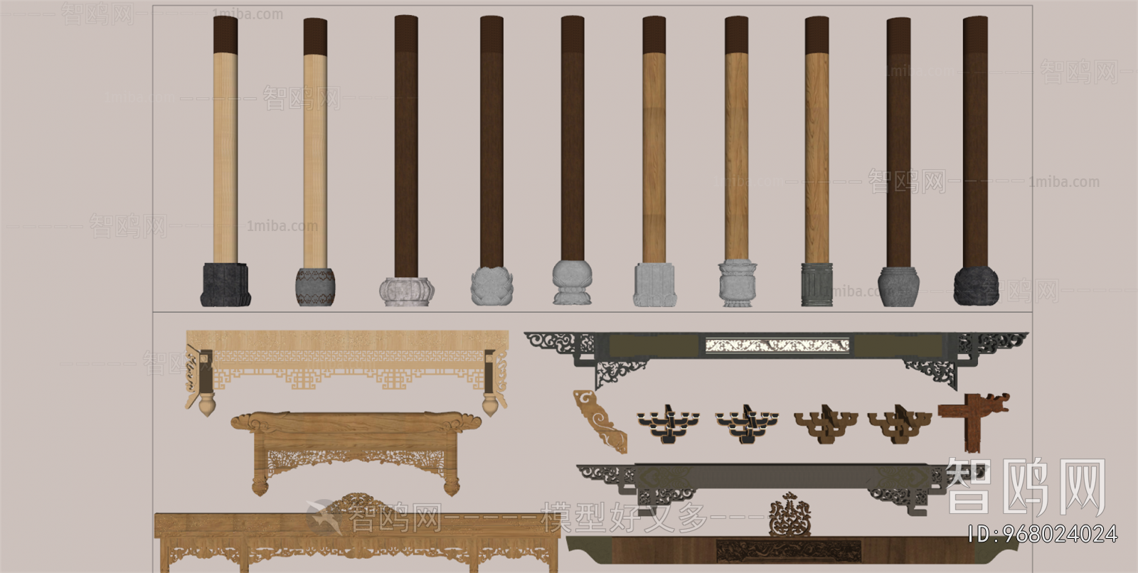 Chinese Style Column