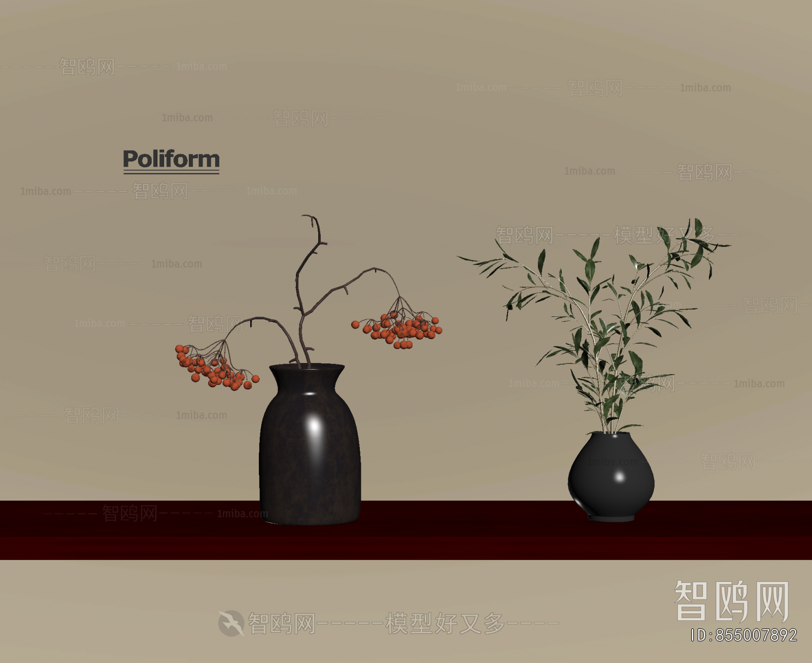 Modern Aquatic Green Plant