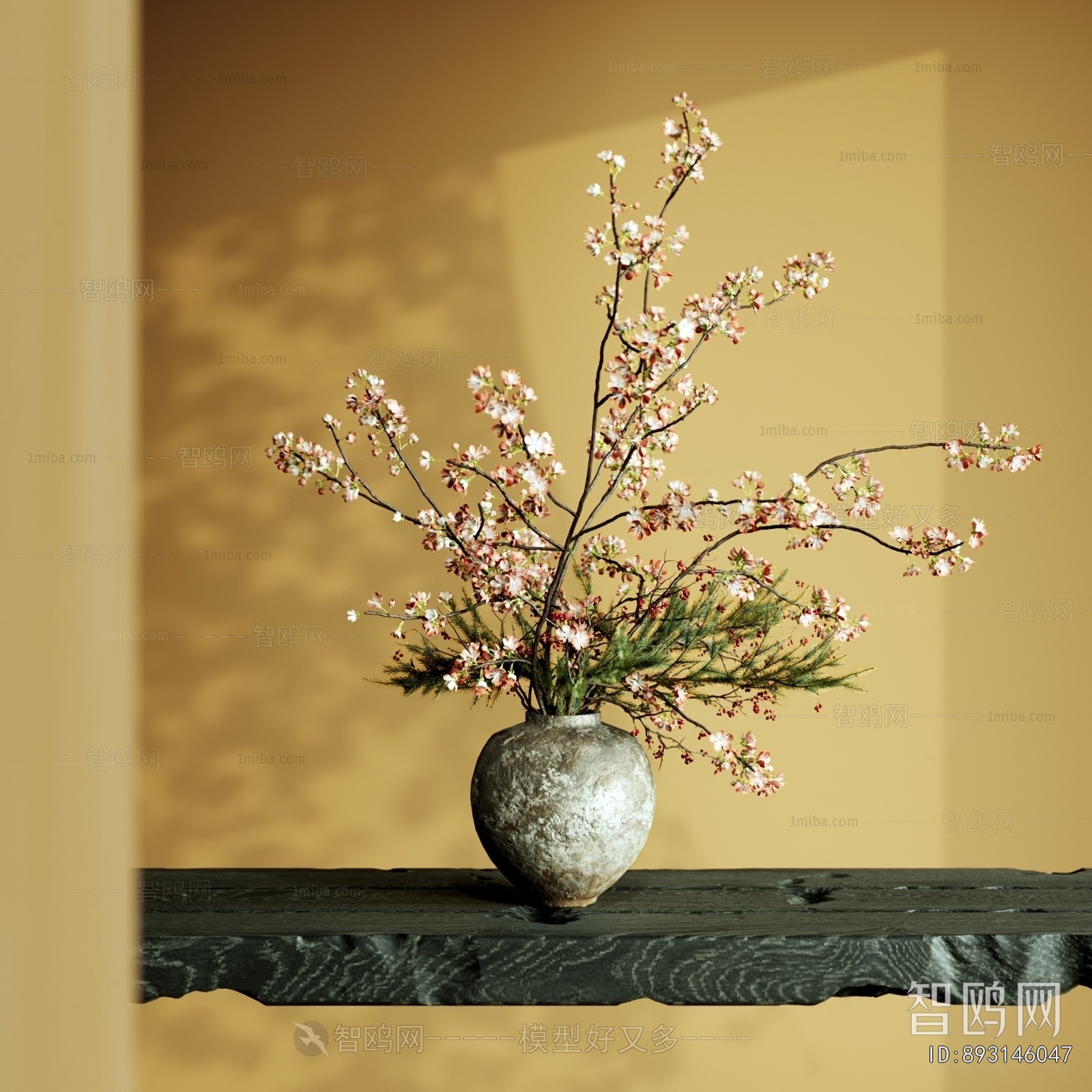 New Chinese Style Flower Arrangement