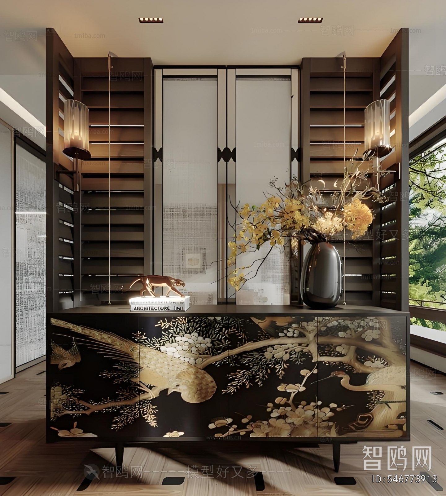 New Chinese Style Hallway