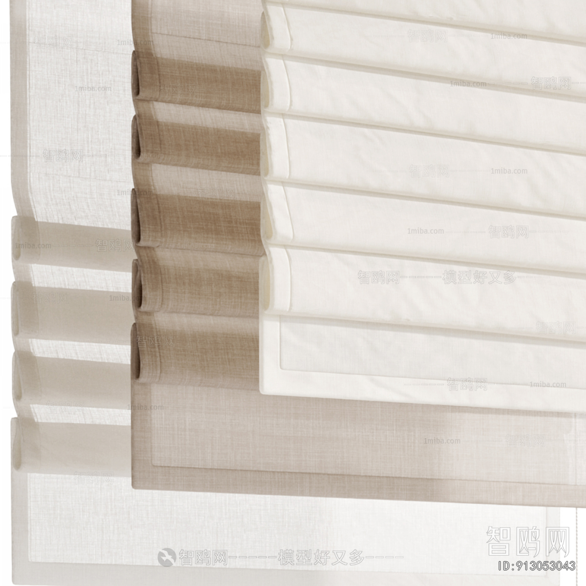 Modern Roman Curtain