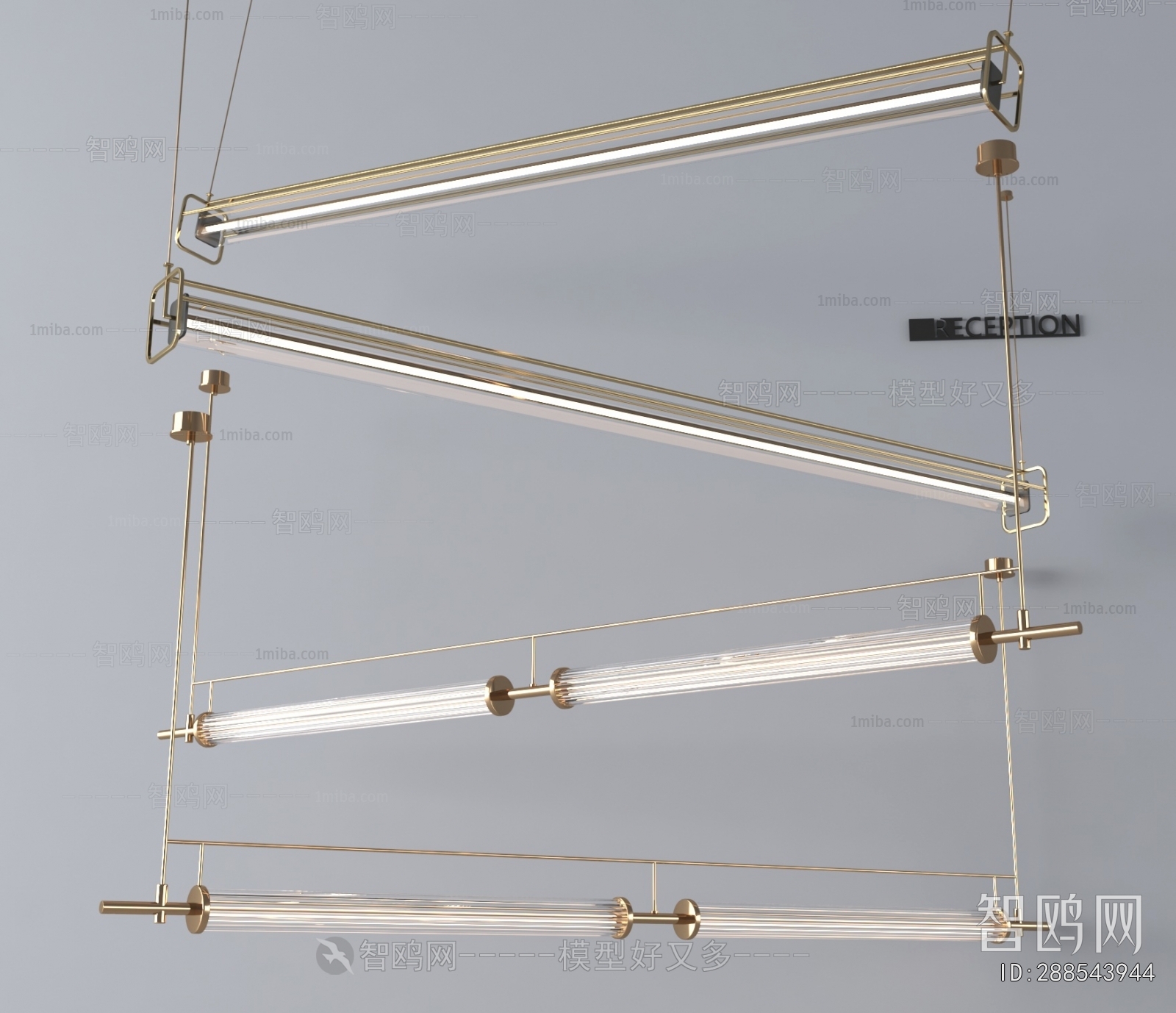 Modern Long Chandelier