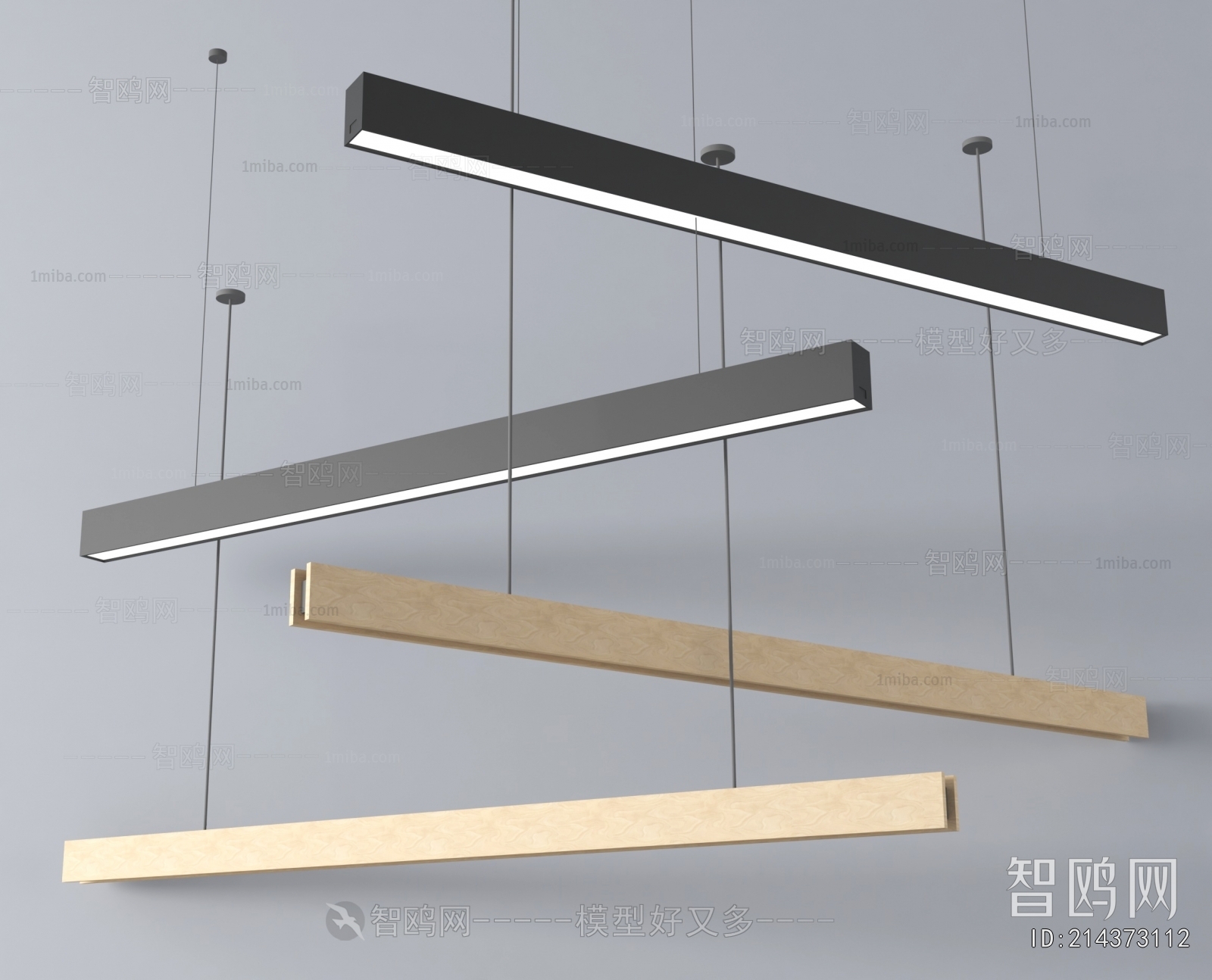 Modern Long Chandelier