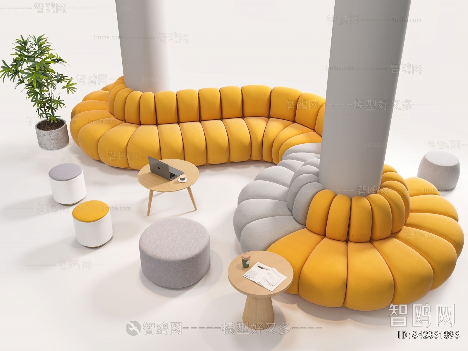 Modern Card Seat Sofa