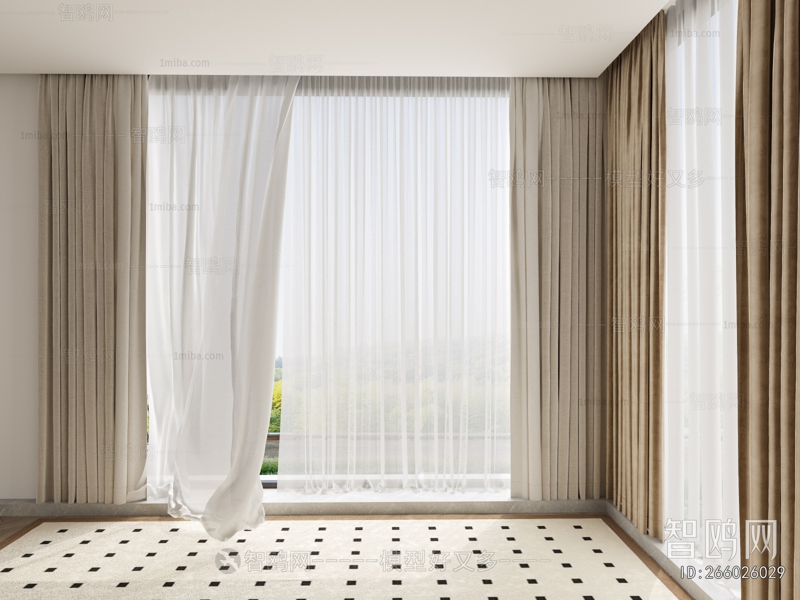 Modern The Curtain