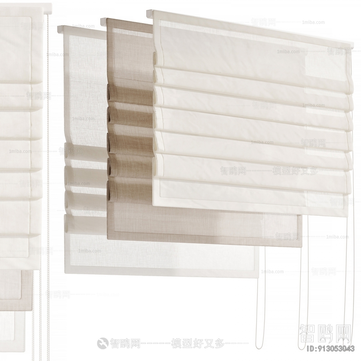 Modern Roman Curtain