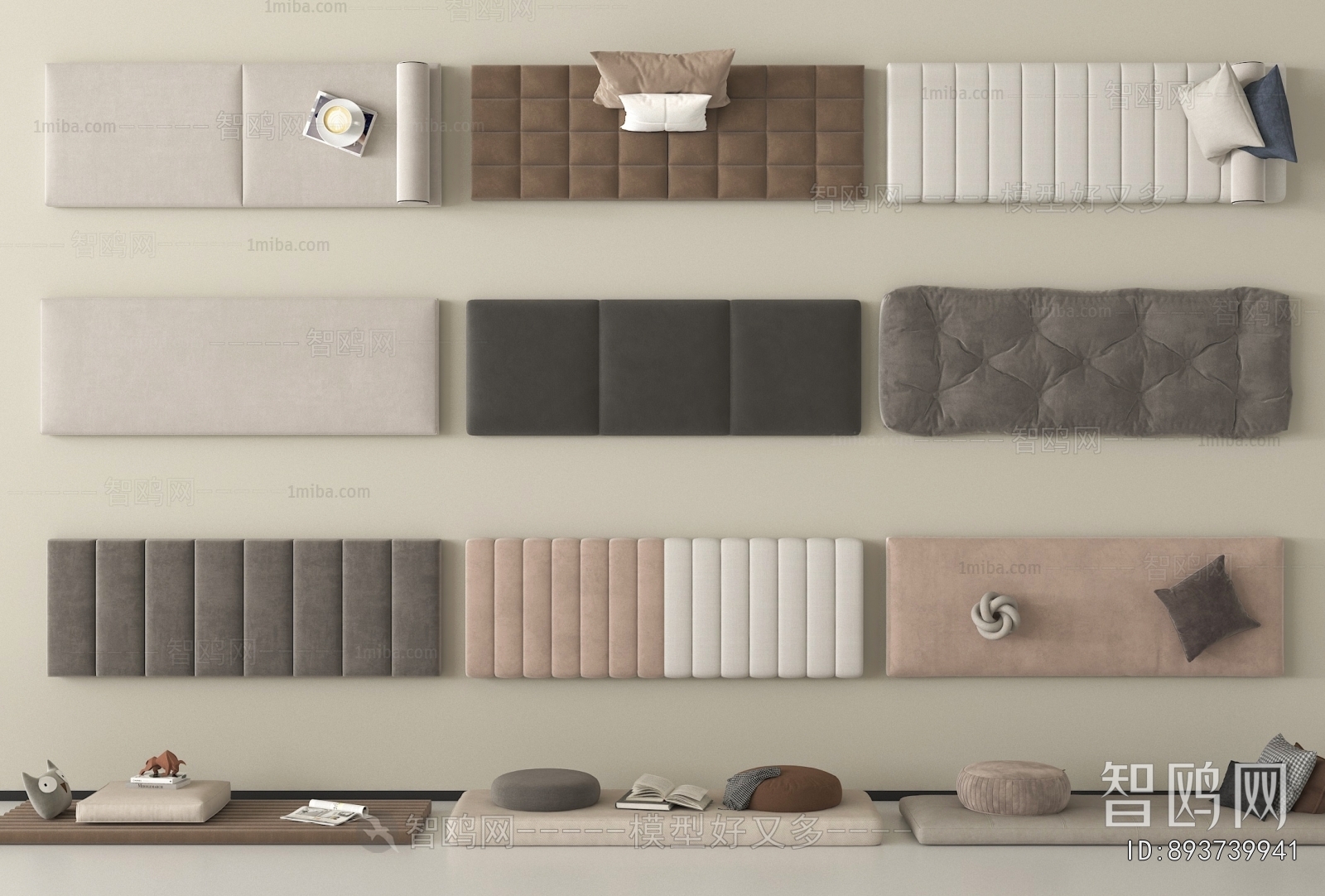 Modern Bedhead Back Rest