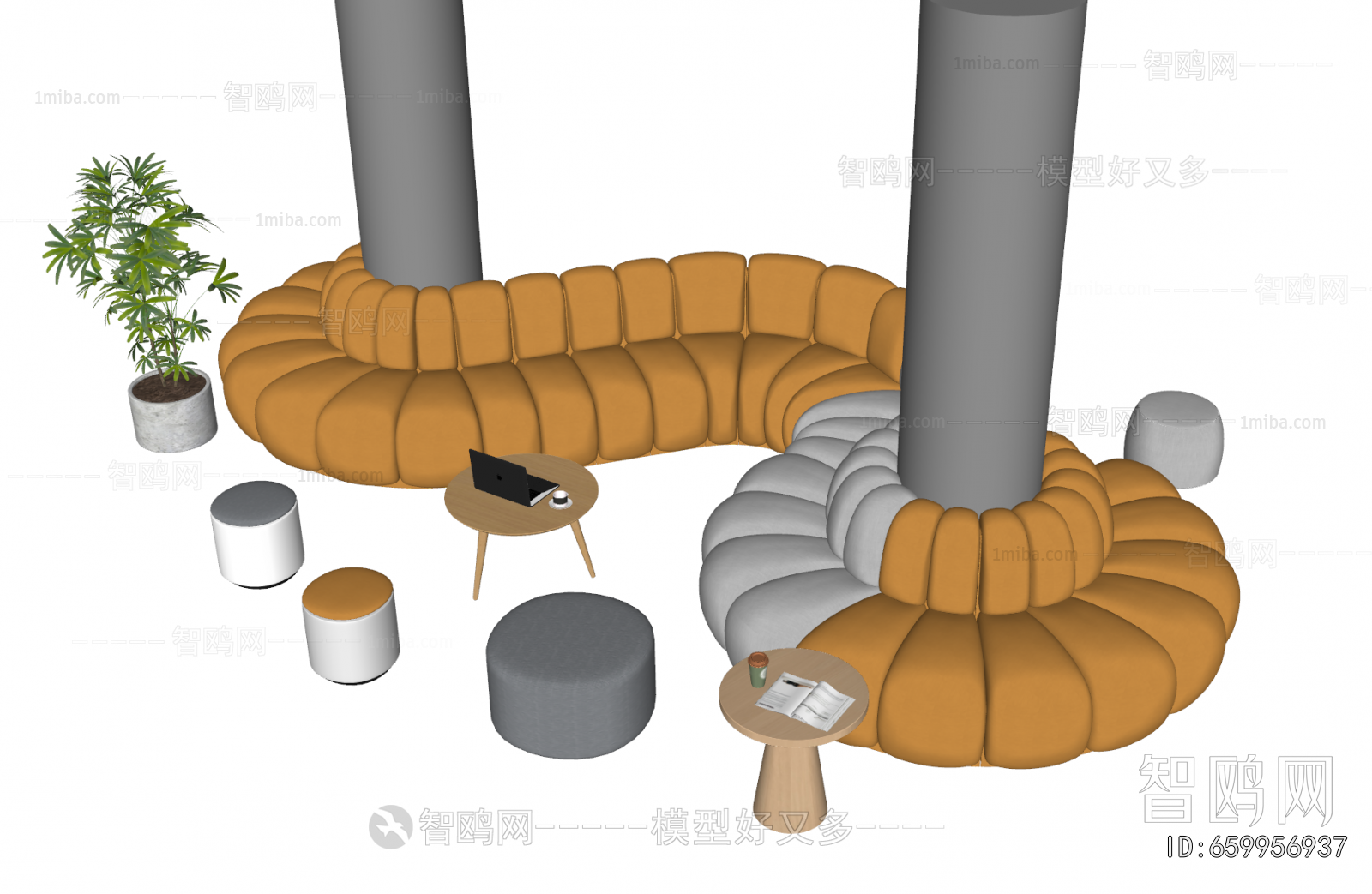 Modern Card Seat Sofa