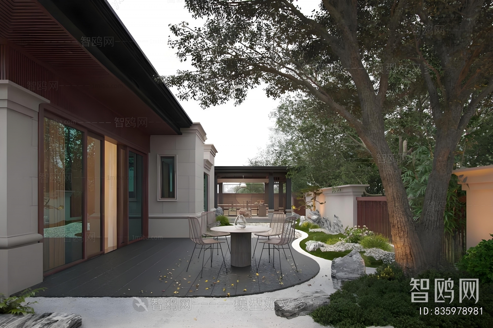 New Chinese Style Courtyard/landscape