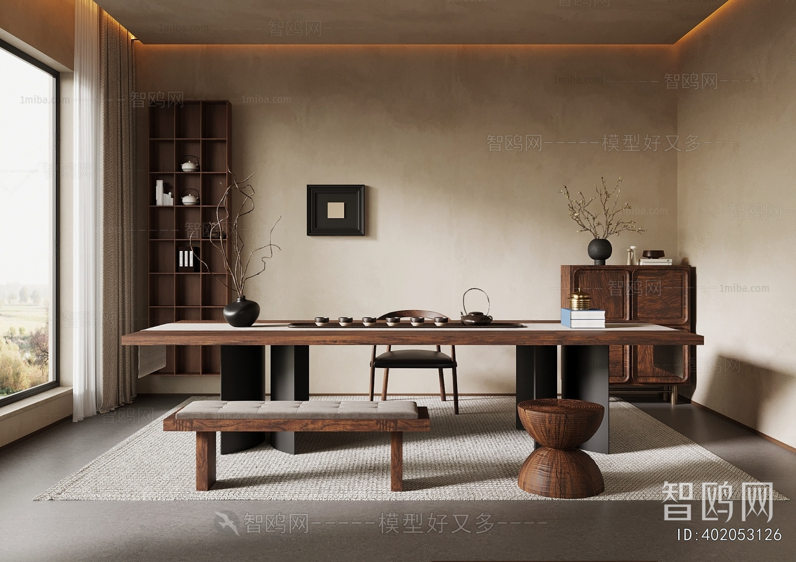 Wabi-sabi Style Tea House