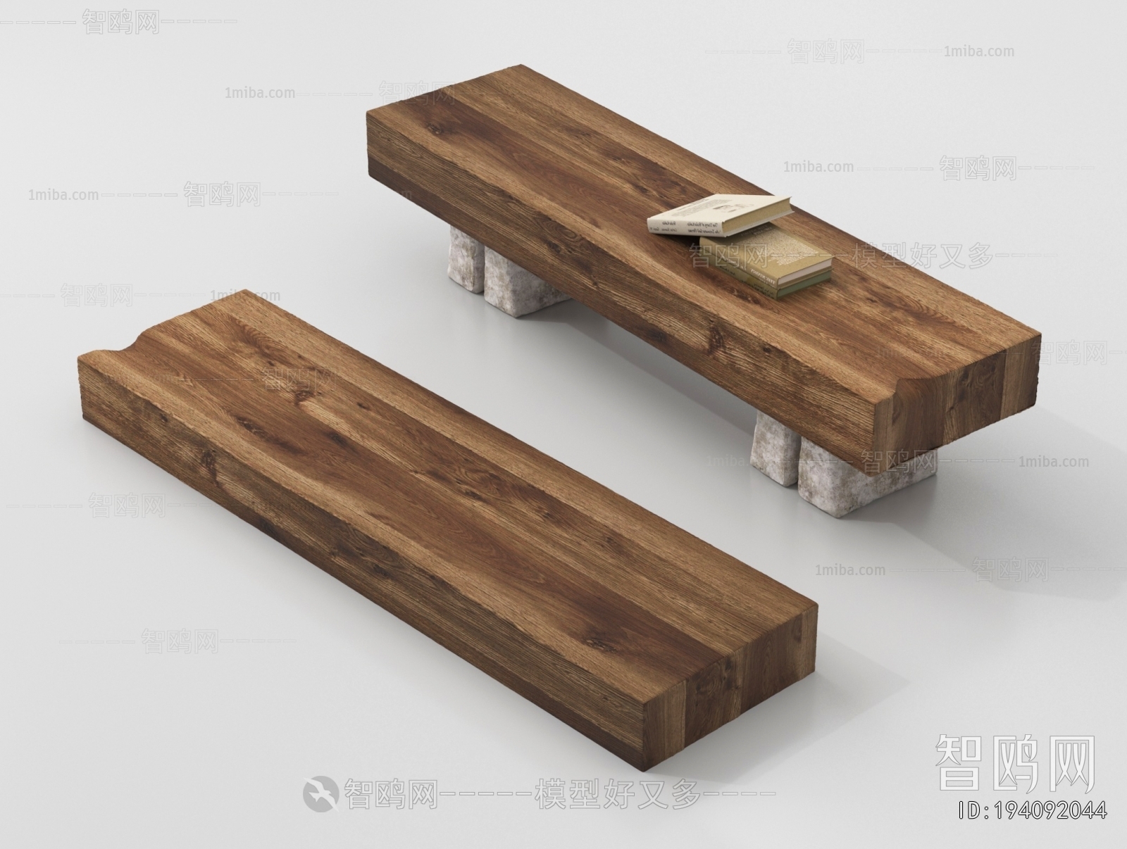 Wabi-sabi Style Bench