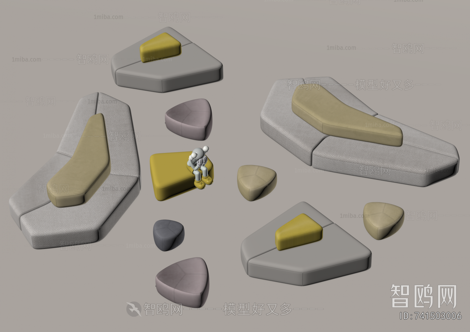 Modern Card Seat Sofa