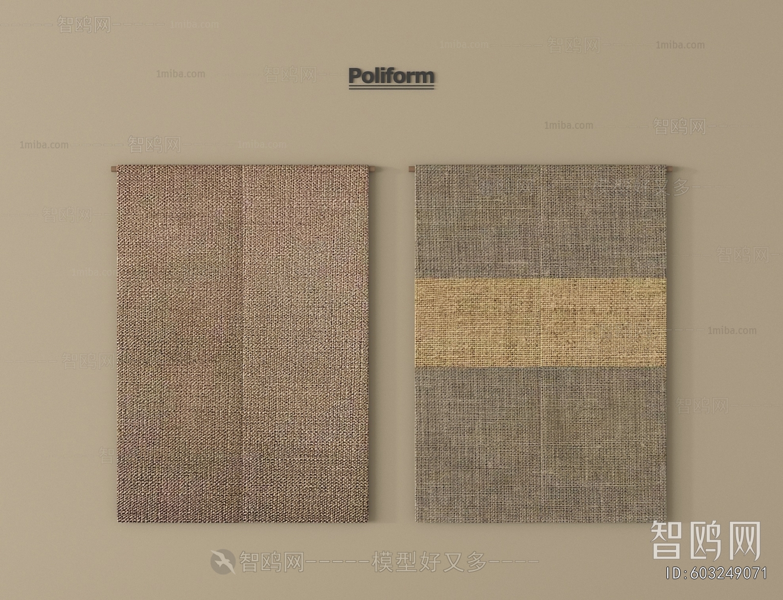 Wabi-sabi Style Door Curtain