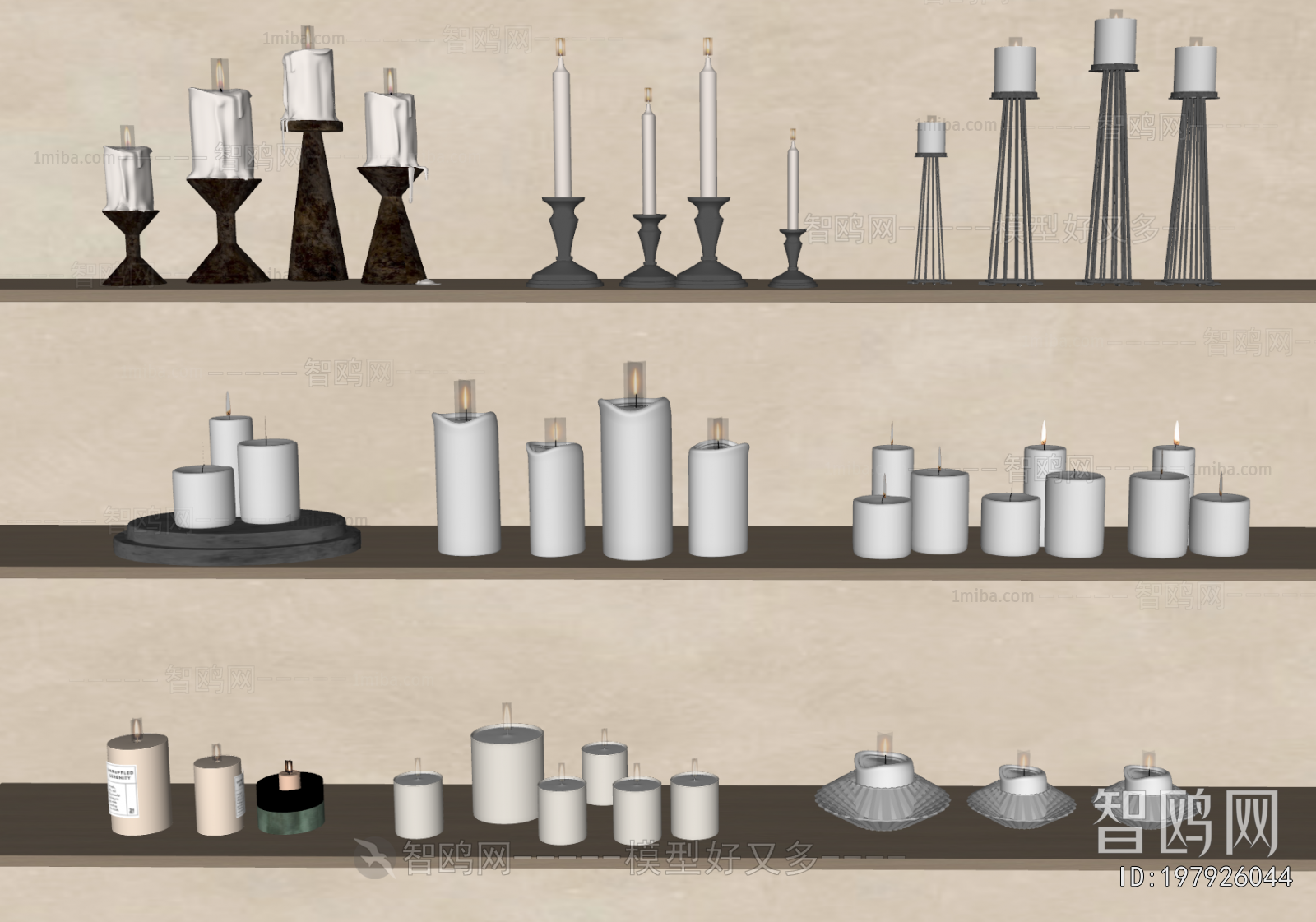 Modern Candles/Candlesticks