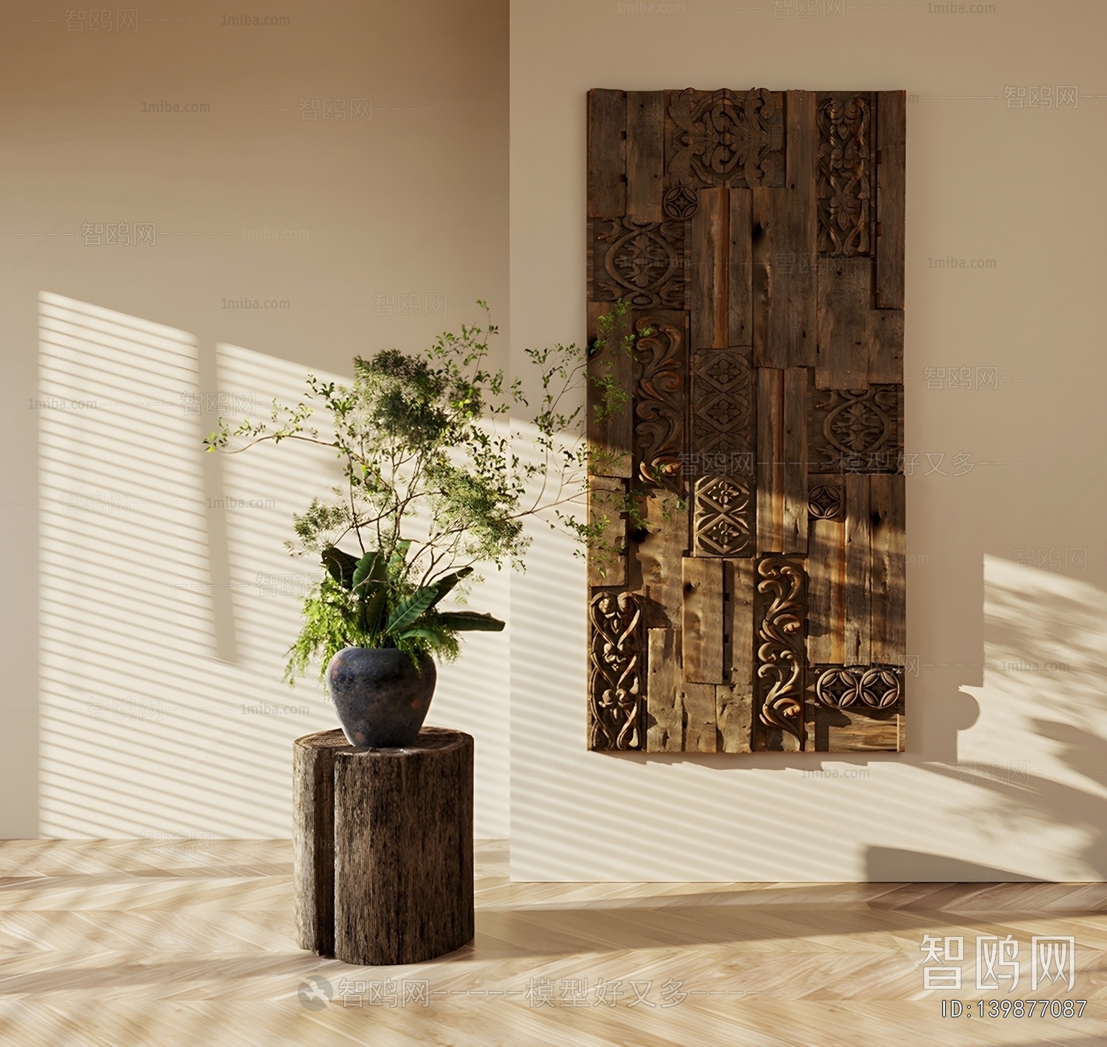 Wabi-sabi Style Wall Decoration