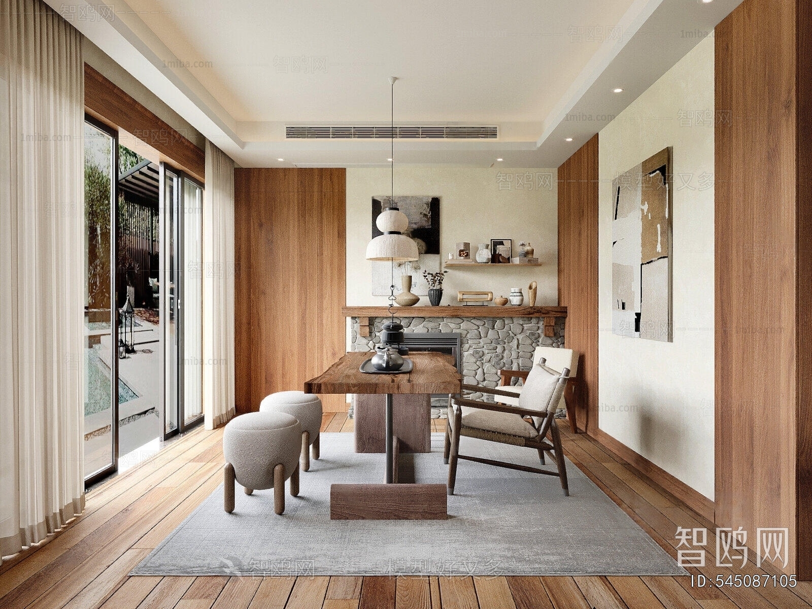 Wabi-sabi Style Tea House