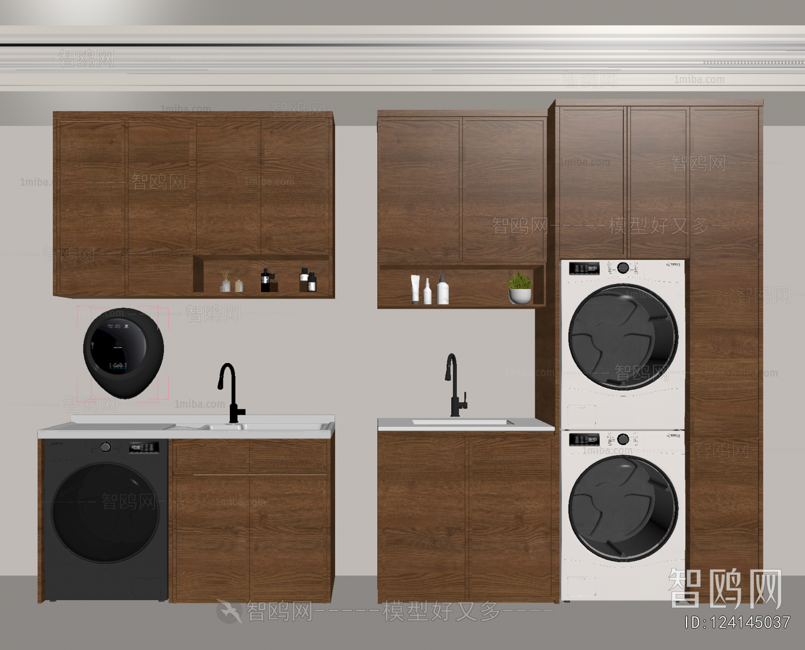 Modern Laundry Cabinet