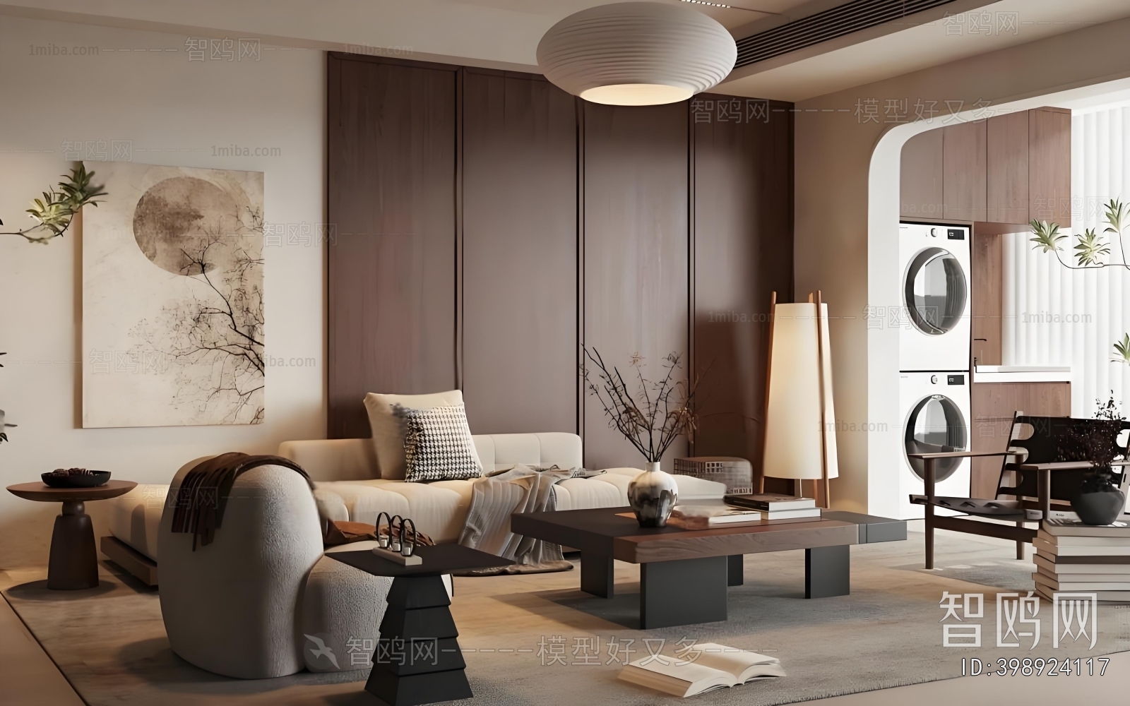 Wabi-sabi Style A Living Room