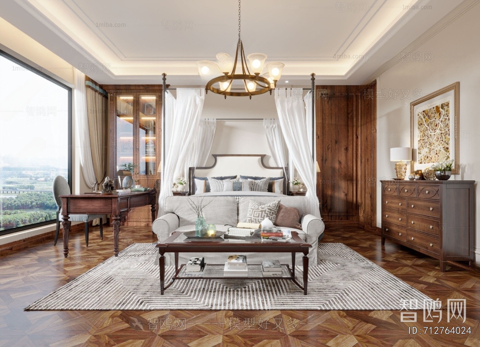 American Style Bedroom