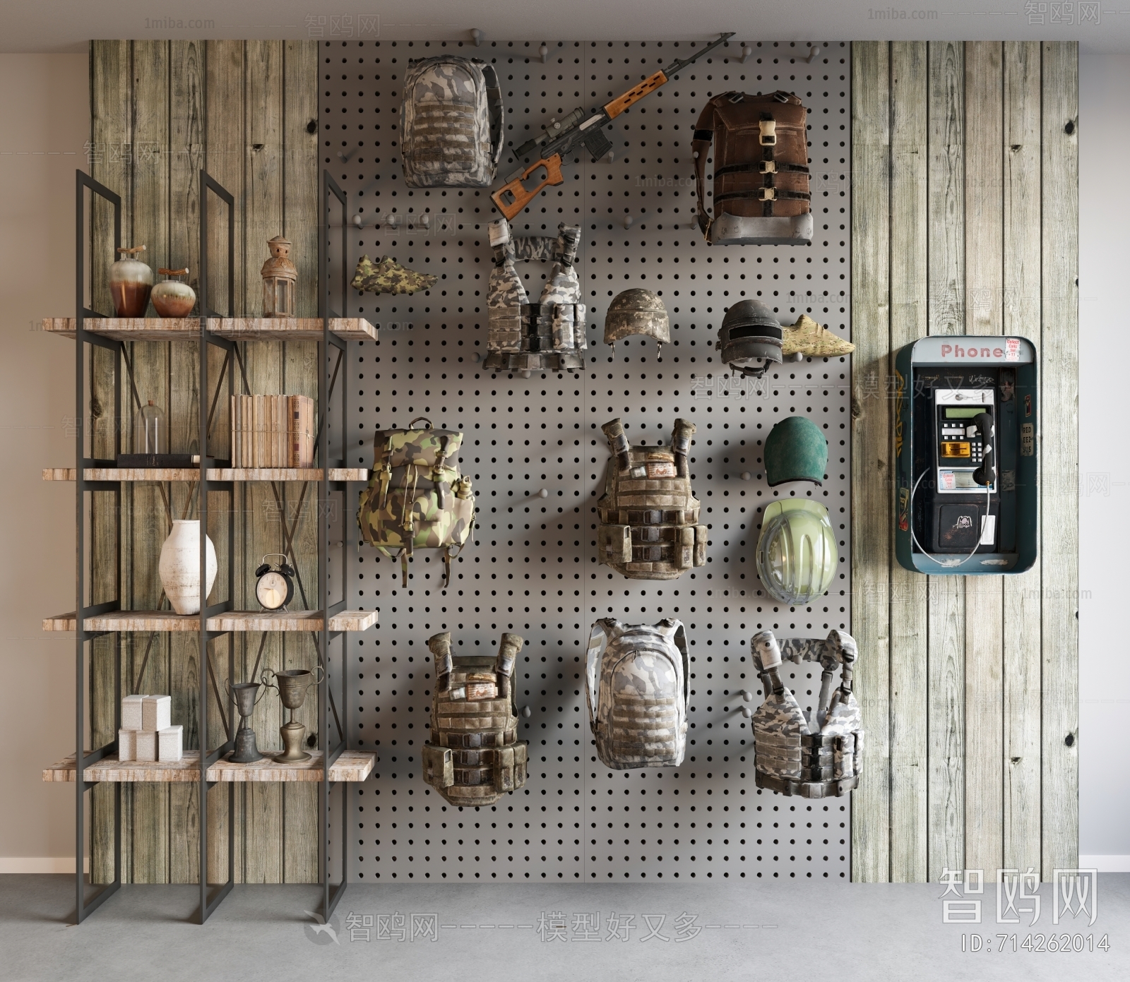 Industrial Style Military Equipment