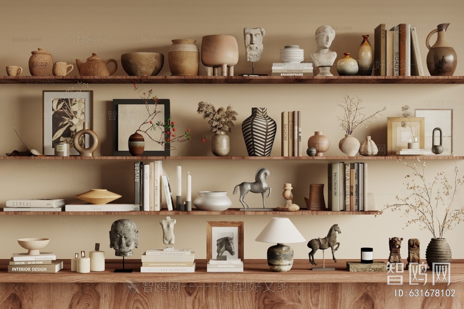 Wabi-sabi Style Decorative Set