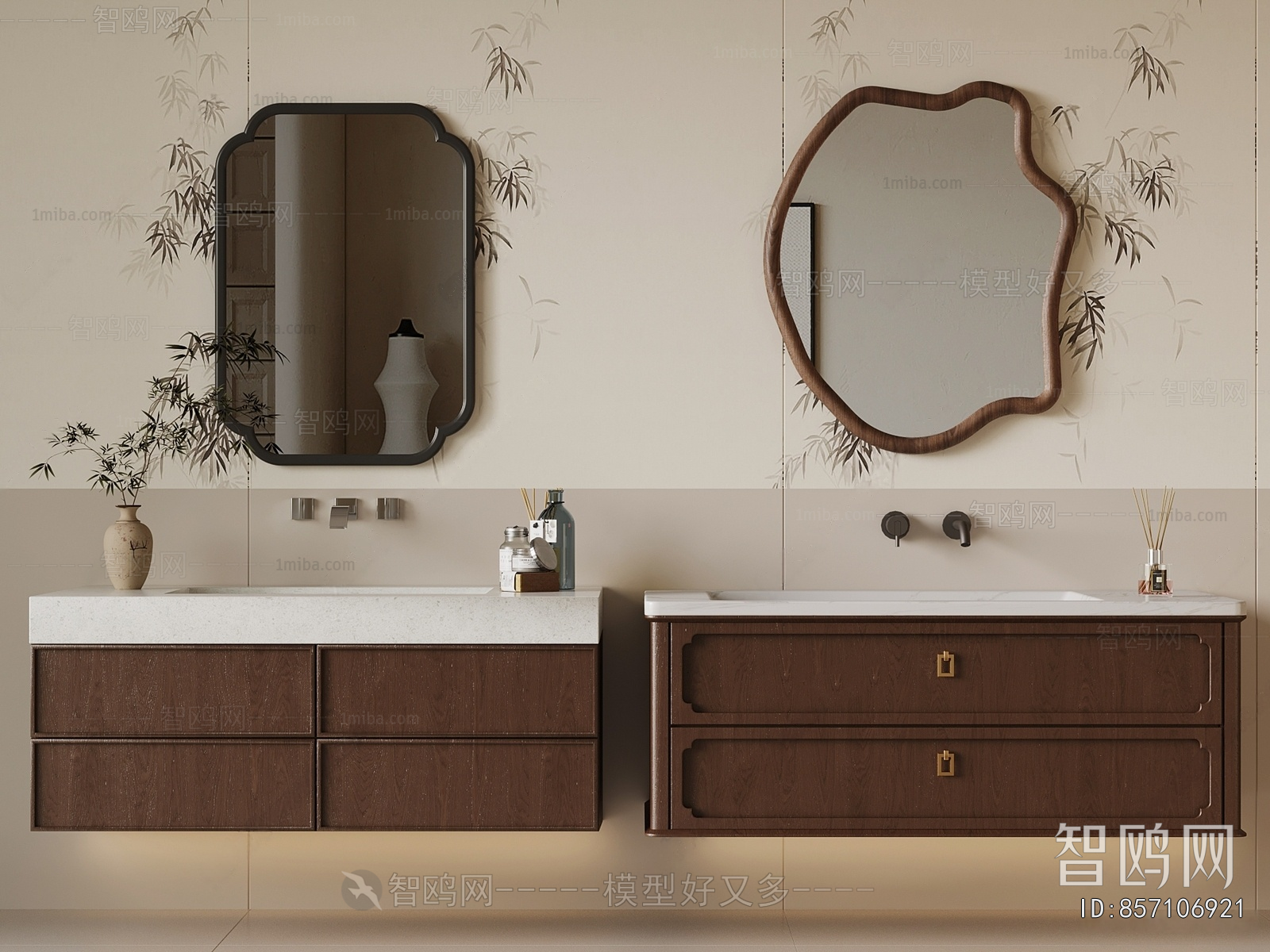 French Style Bathroom Cabinet